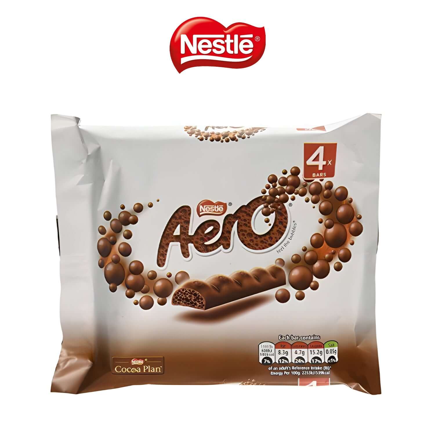 Aero Bar - Chocolate 4 pack