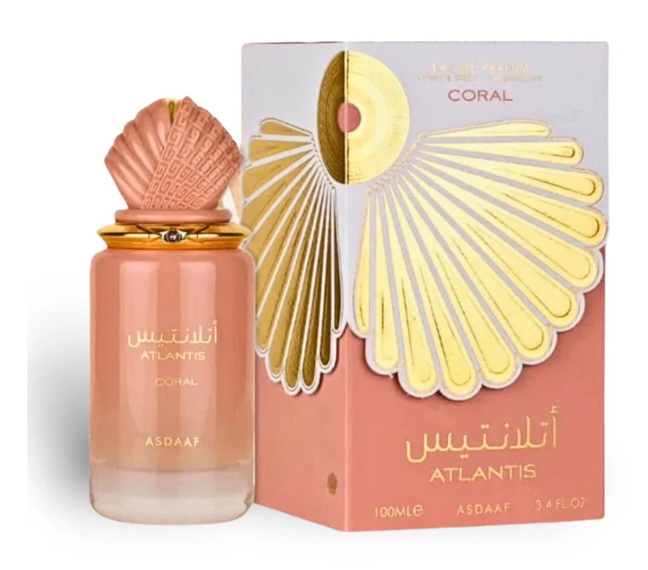 Asdaaf Unisex Atlantis Coral Eau de Parfum for Everyone 3.4Oz 100ml Parfum Spray
