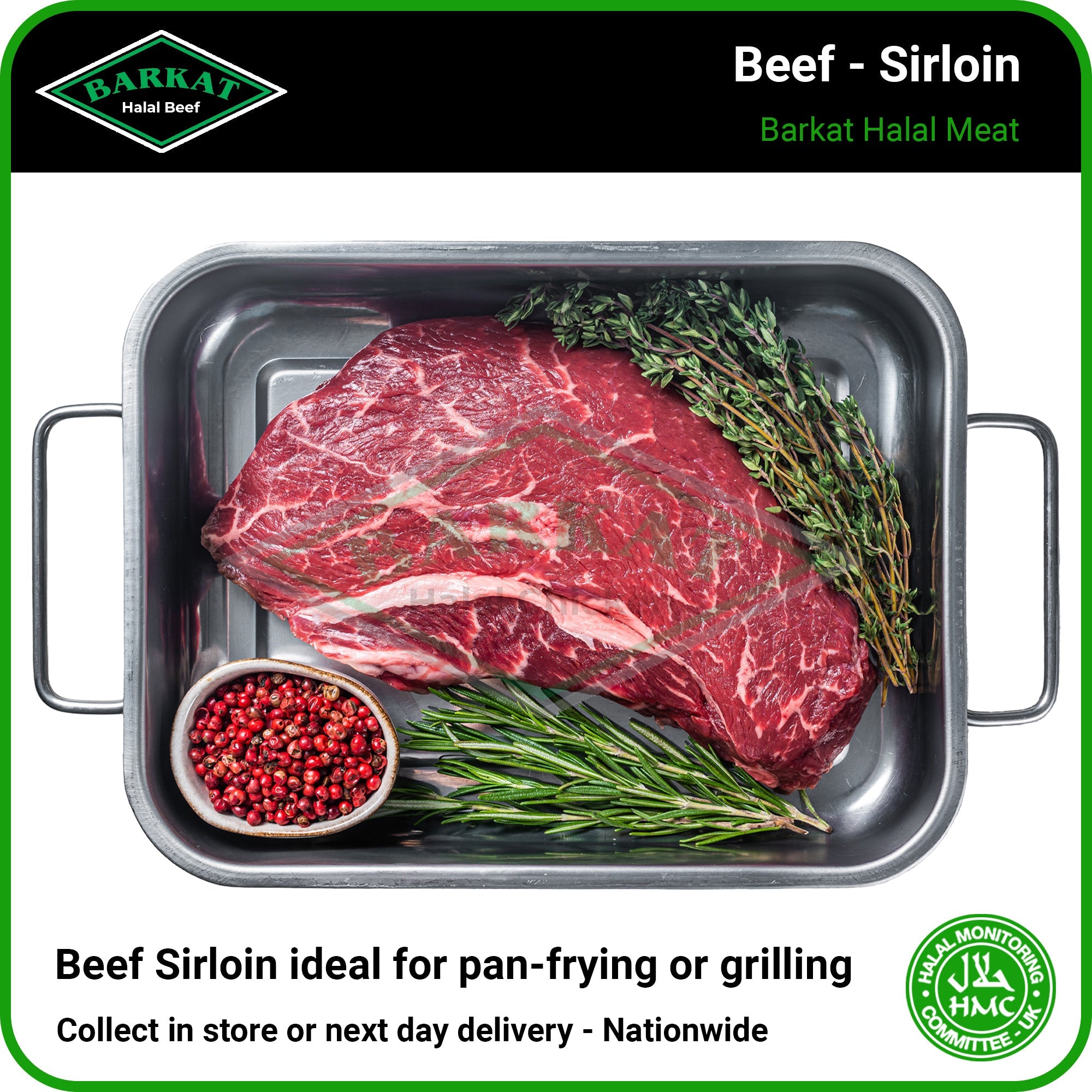 Beef Sirloin Selection – HMC Halal Meat