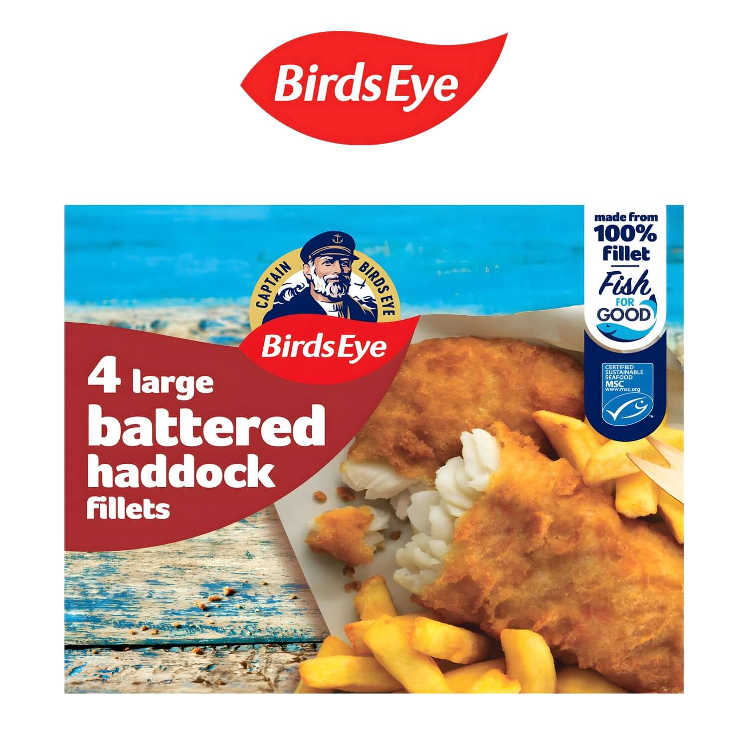 Birds Eye Battered Haddock Fillets - Birds Eye