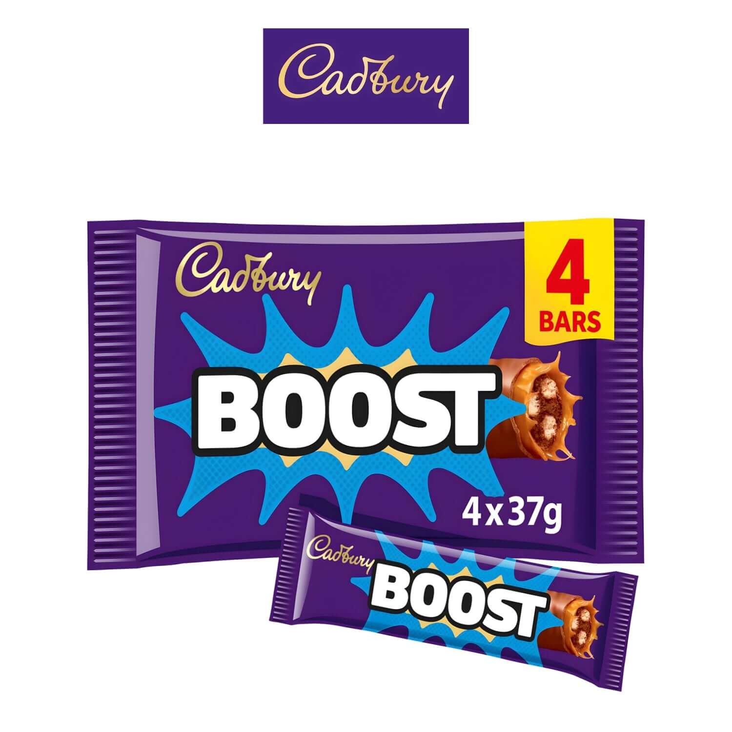 Cadbury Boost Chocolate Bar Multipack x4 - Cadbury