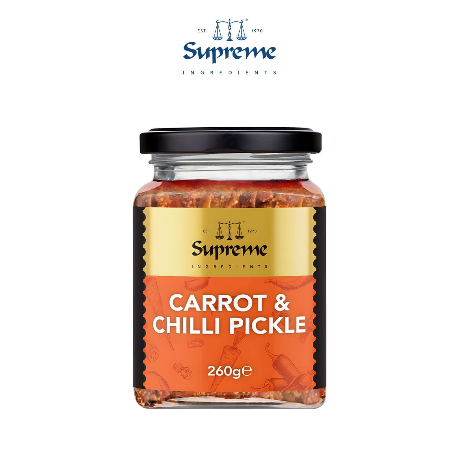 Carrot-Chilli-Pickle 260g