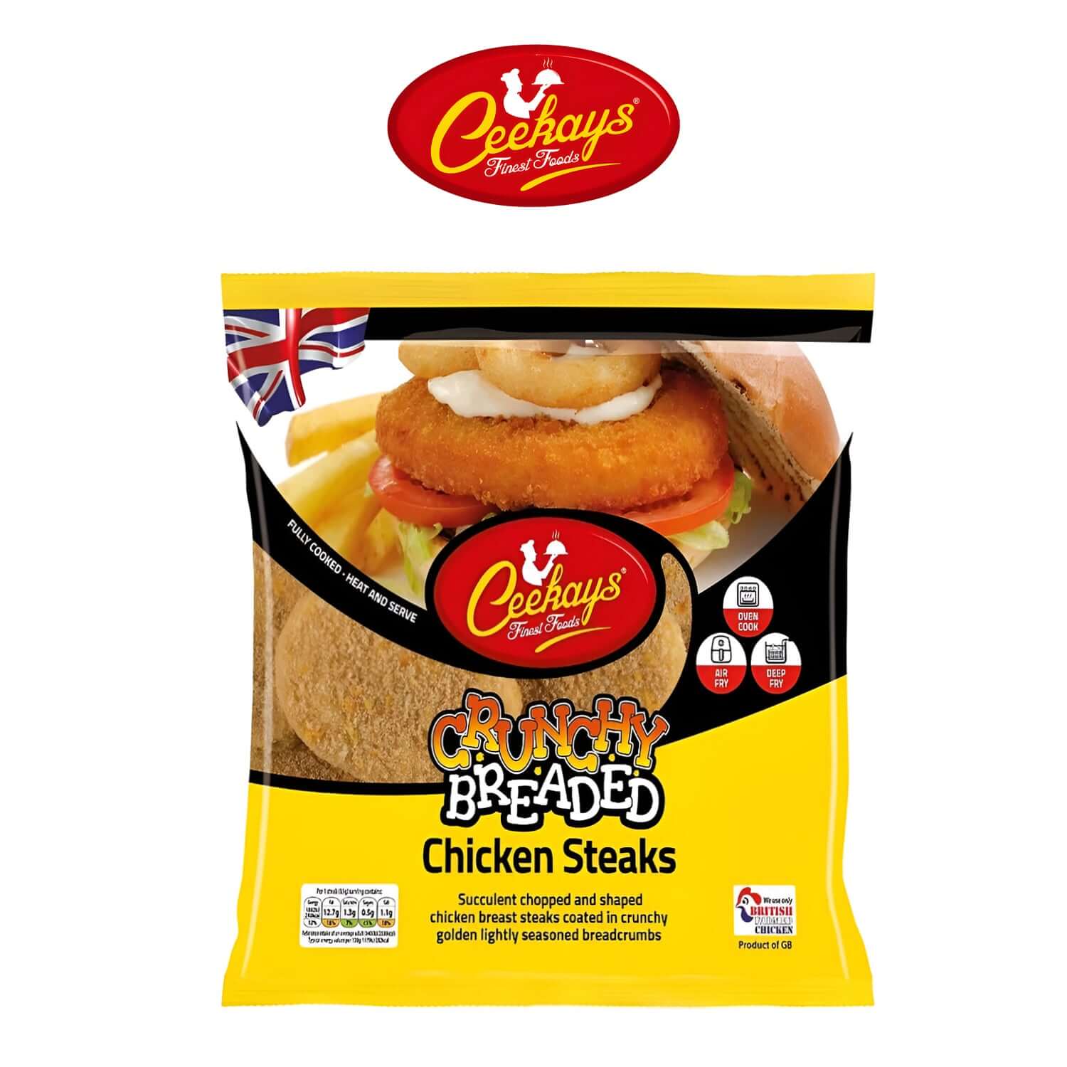 Halal Crunchy Breaded Chicken Steak - - Ceekay