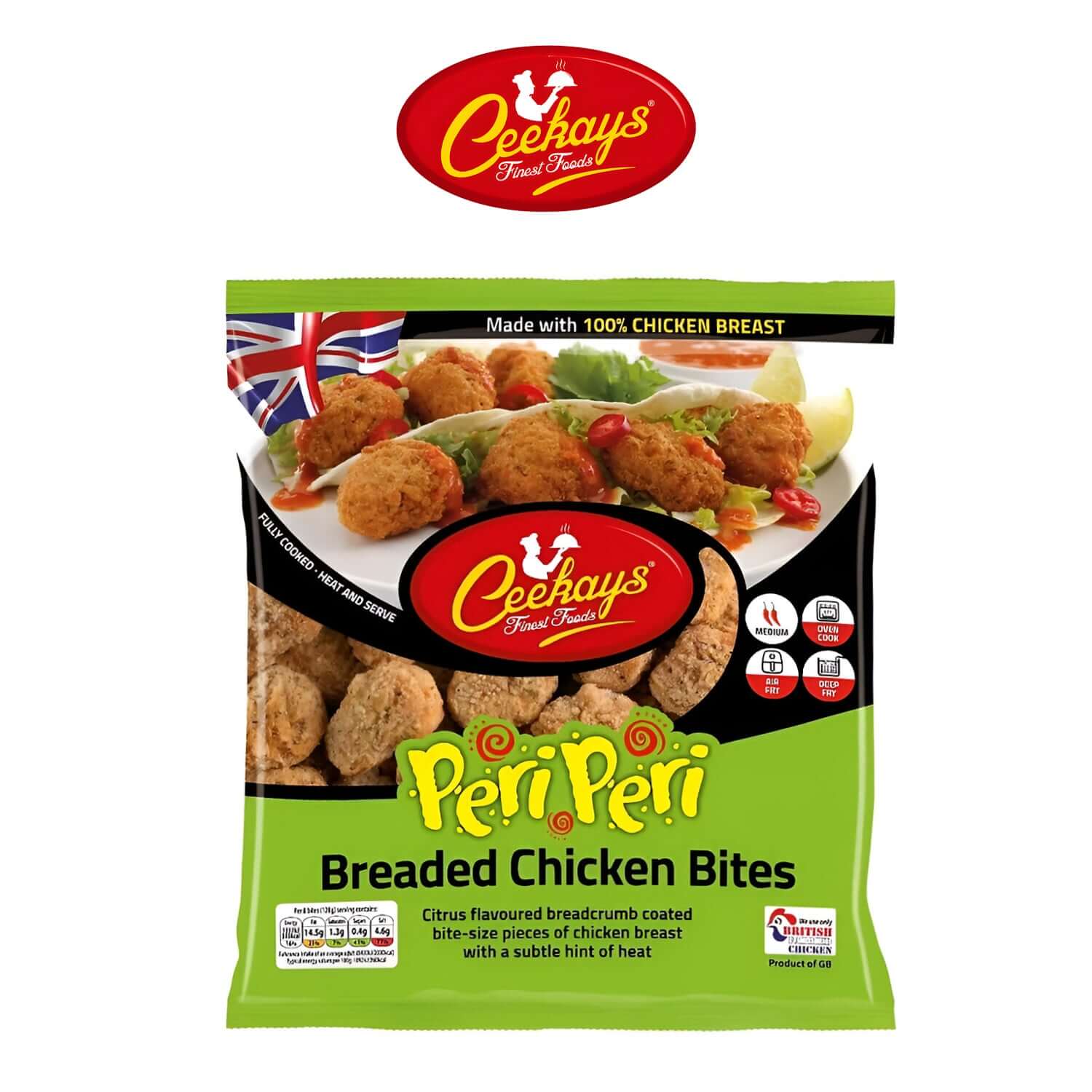 Halal Peri Breaded Chicken Bites - - Ceekay