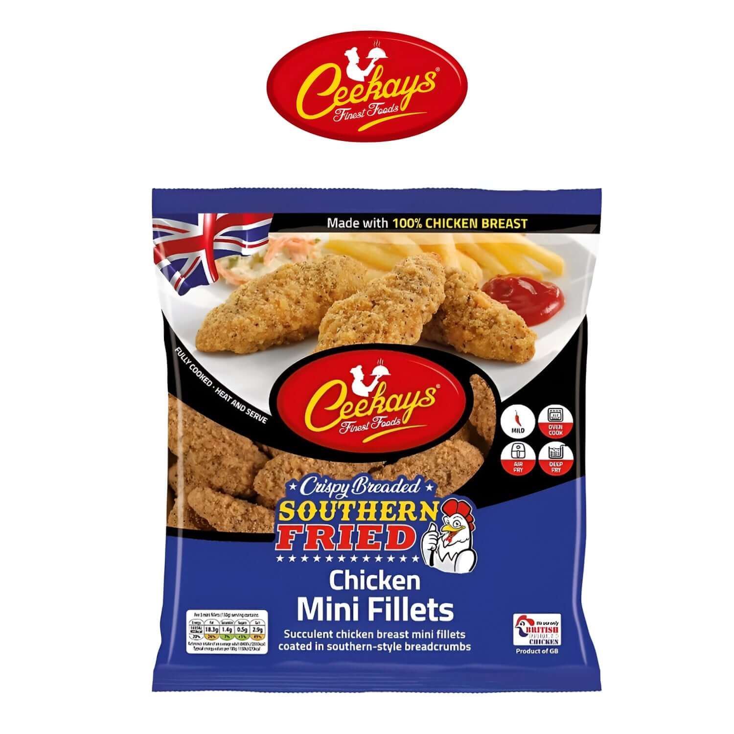 Halal Southern Fried Chicken Mini Fillets - - Ceekay
