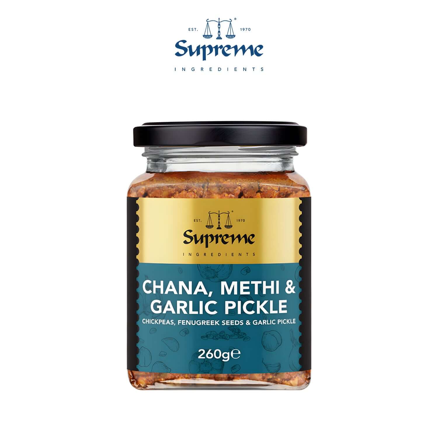 Chana-Methi-Garlic-Pickle 260g