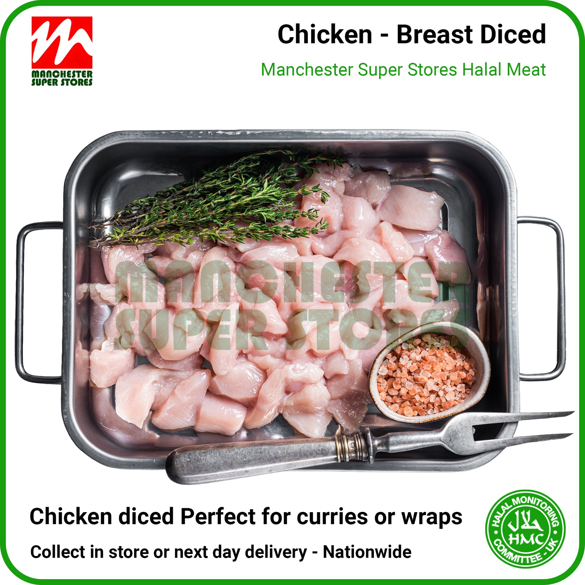 Chicken Diced - HMC Halal Meat