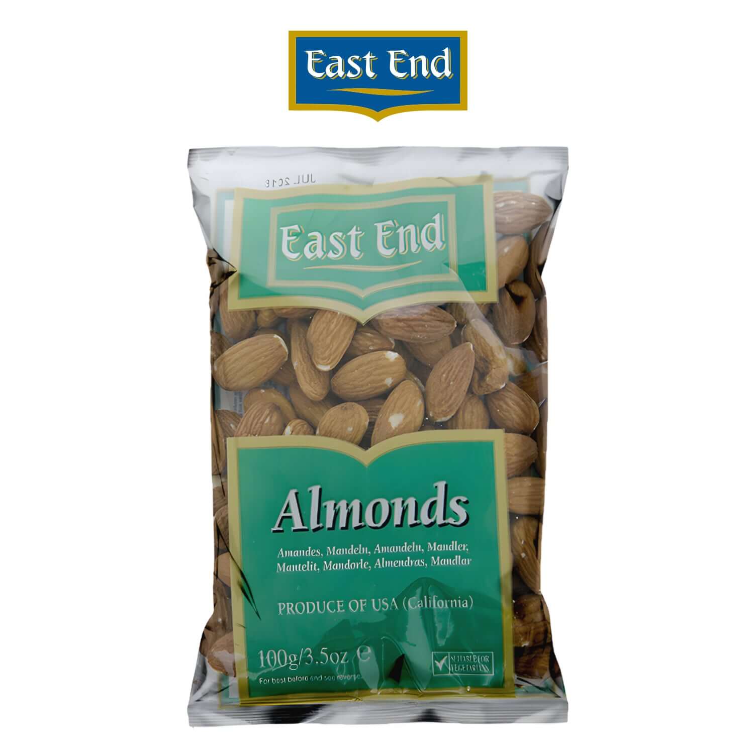 East End-ALMOND-WHOLE-100GMX-20PC