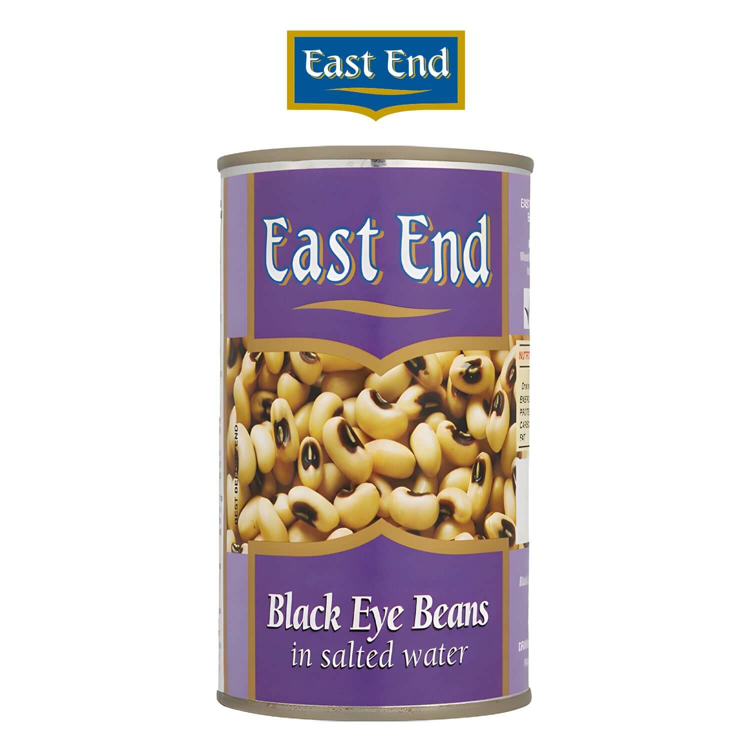 East End-BLK-EYE-BEAN-TIN-400GMX12
