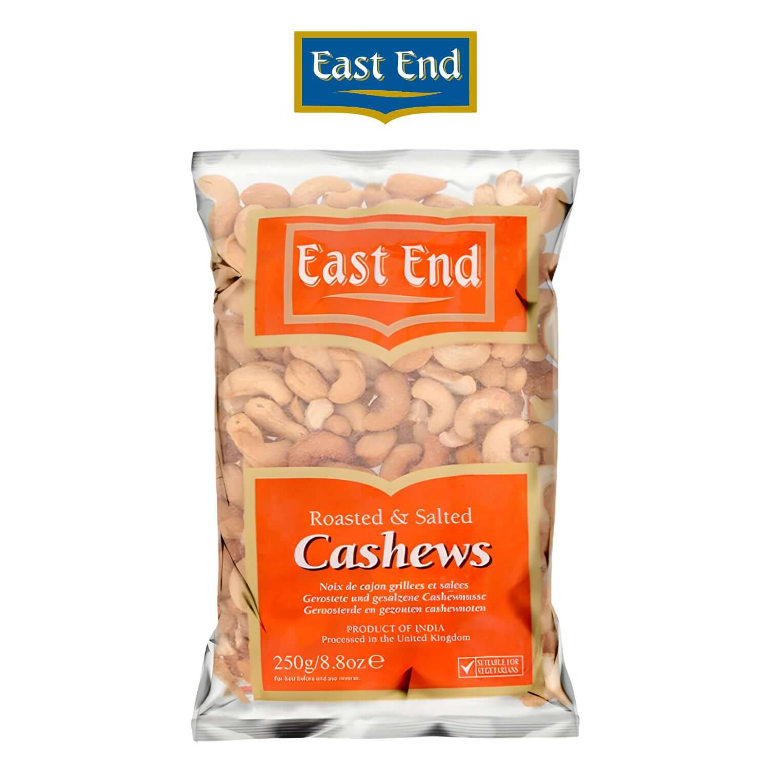 East End-CASHEW-ROASTED-10-X-250G