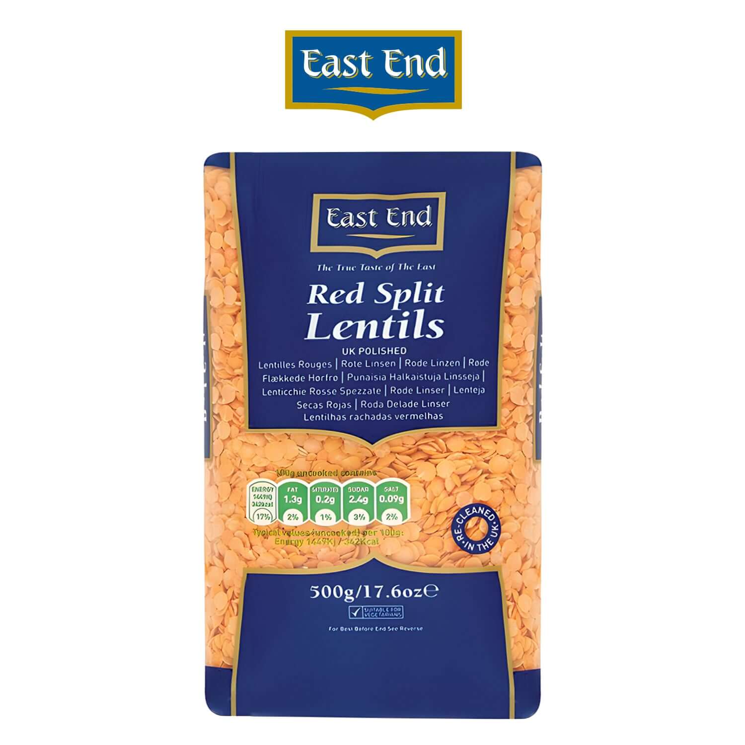 Red Split Lentils - - East End - East End
