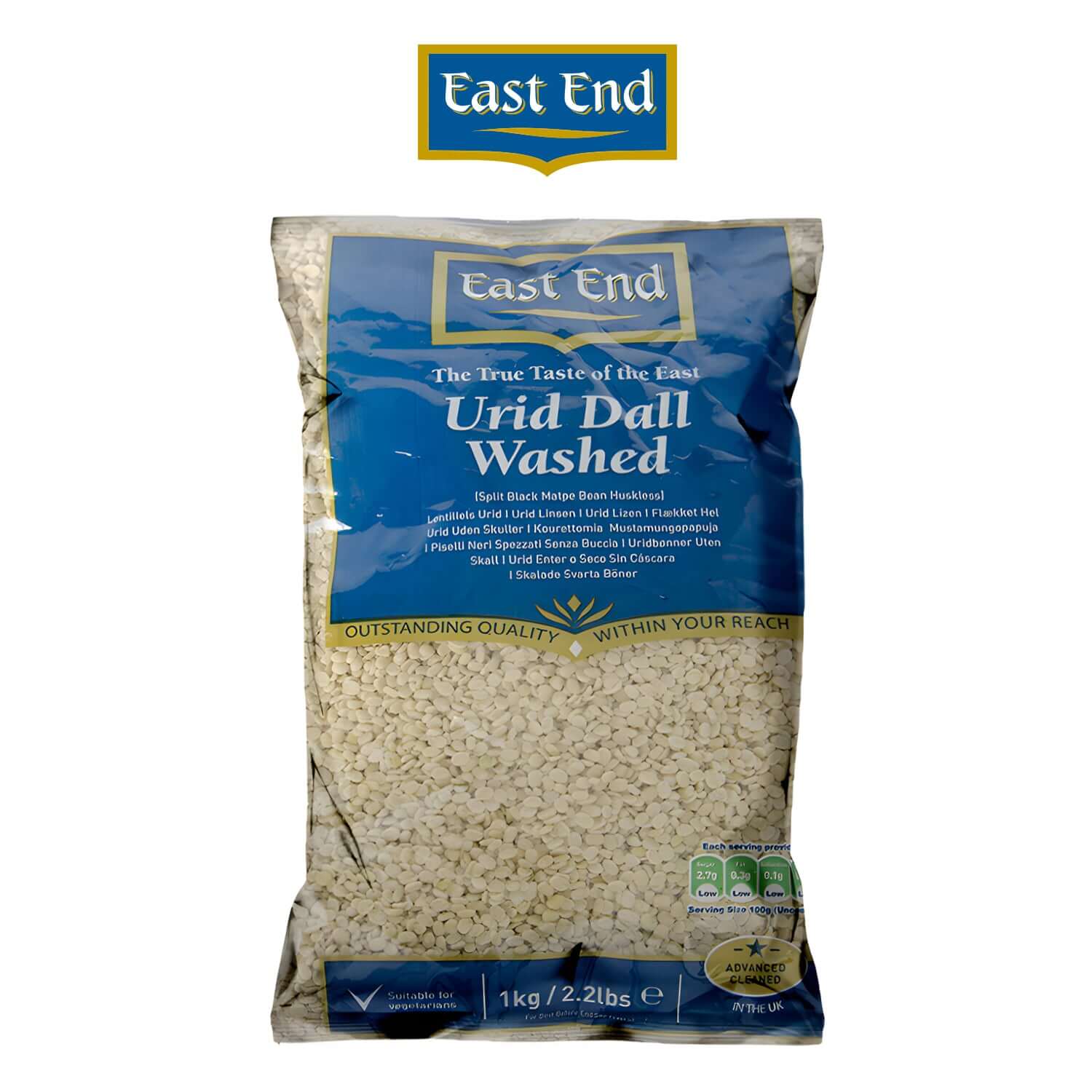 Urid Dall Washed - - East End