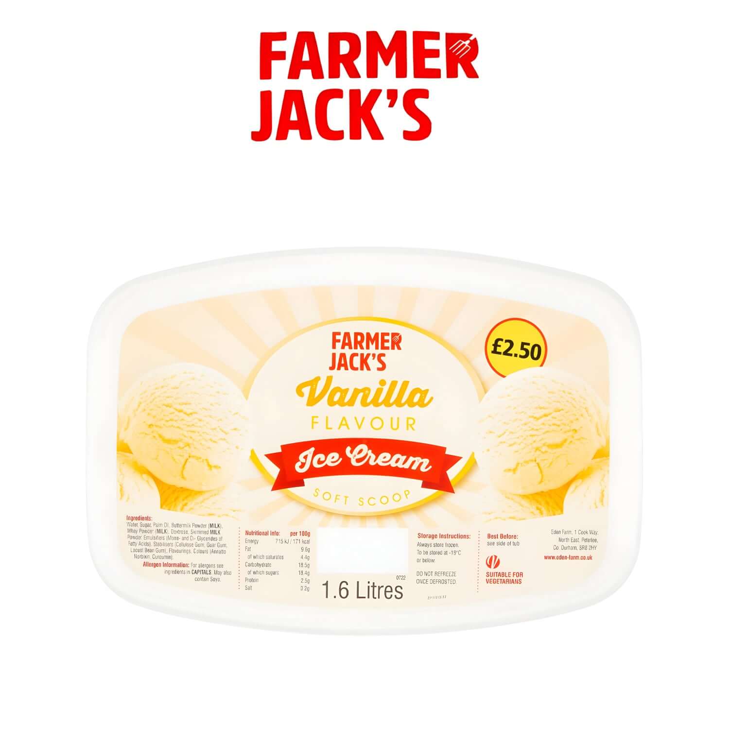 Farmer Jack's Vanilla Ice Cream