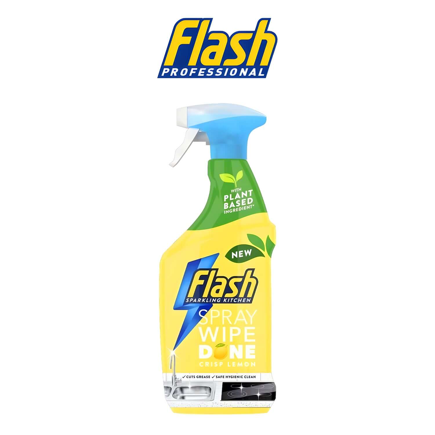 Flash - Bleach Spray, Wipe, Done - Lemon
