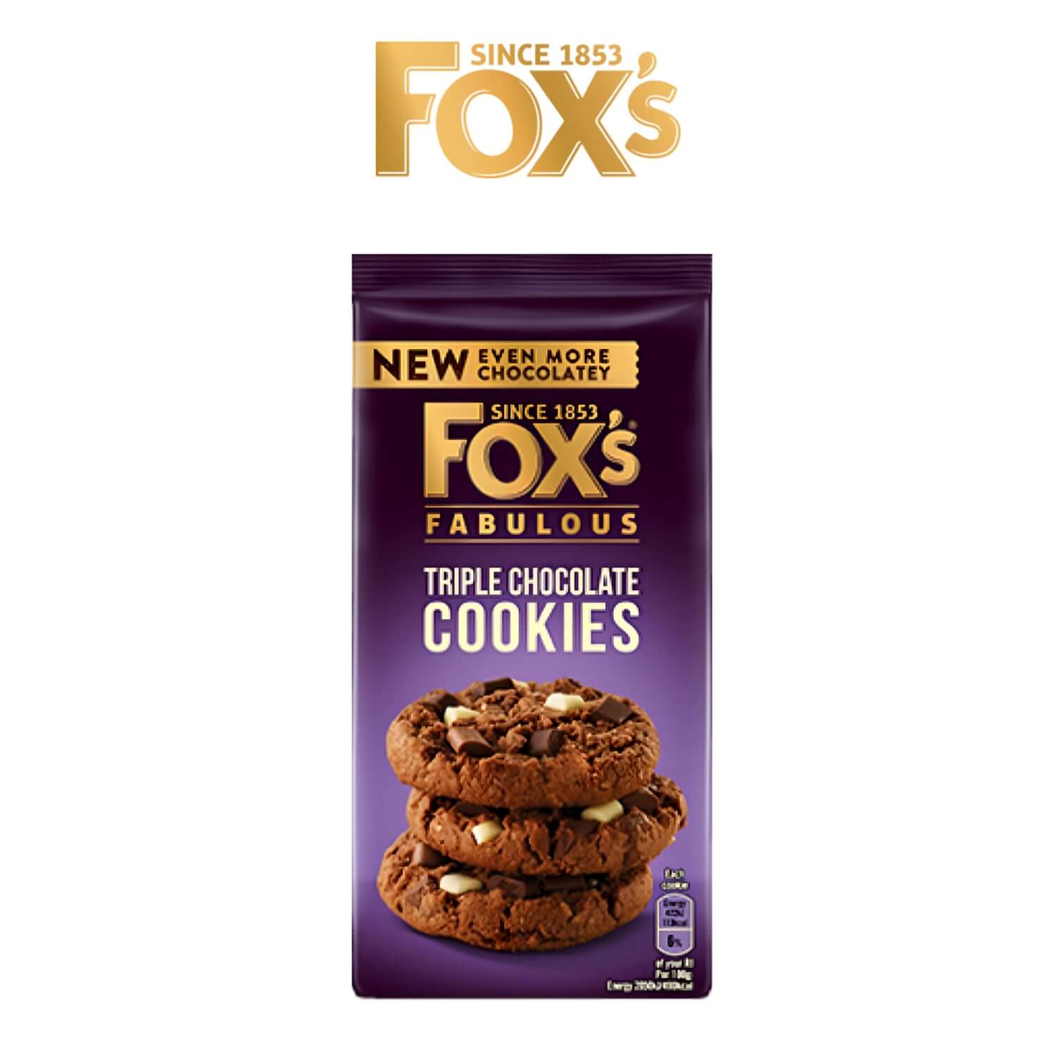 Fox's Triple Chocolate Dark Cookies