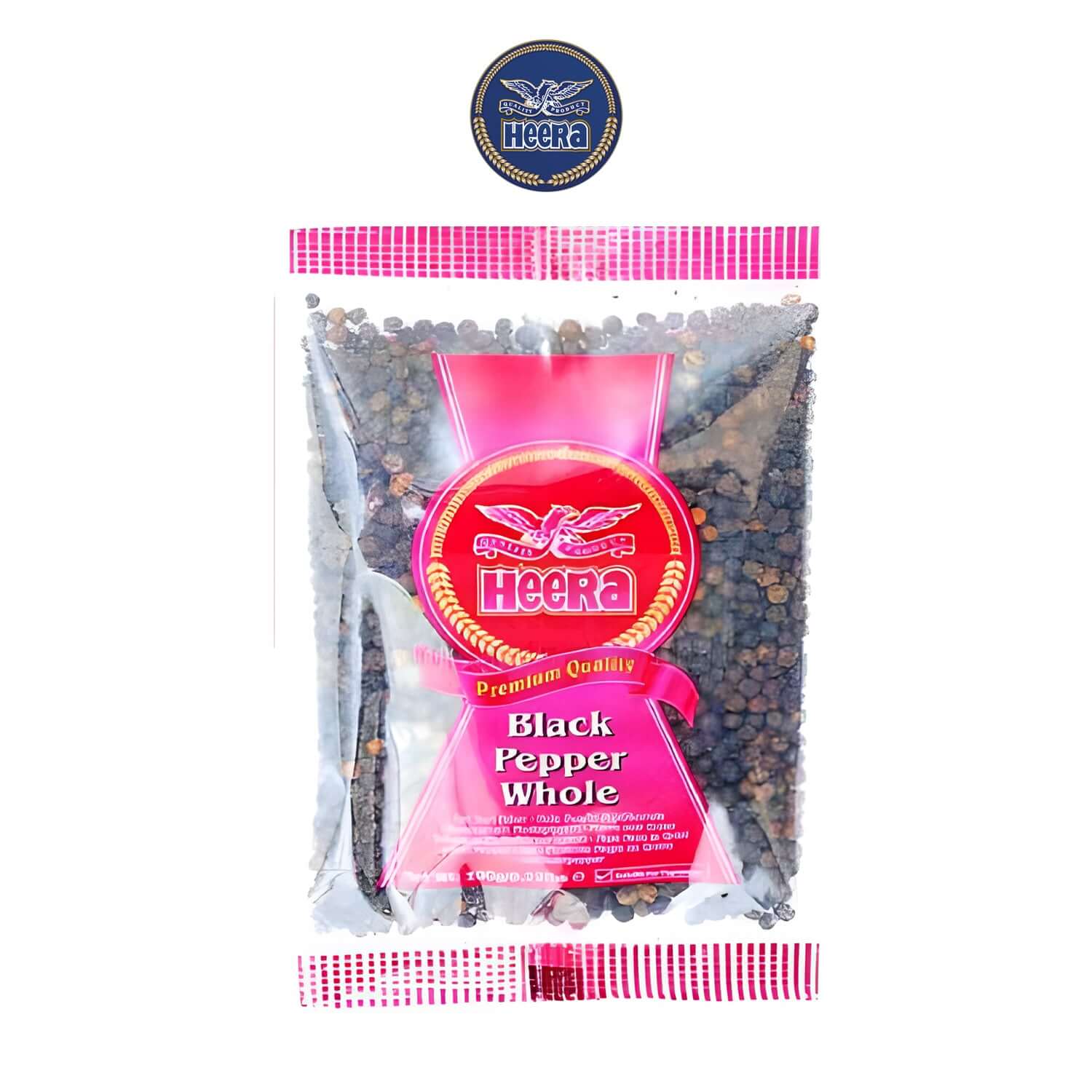 Black Pepper Whole (100g) - - Heera