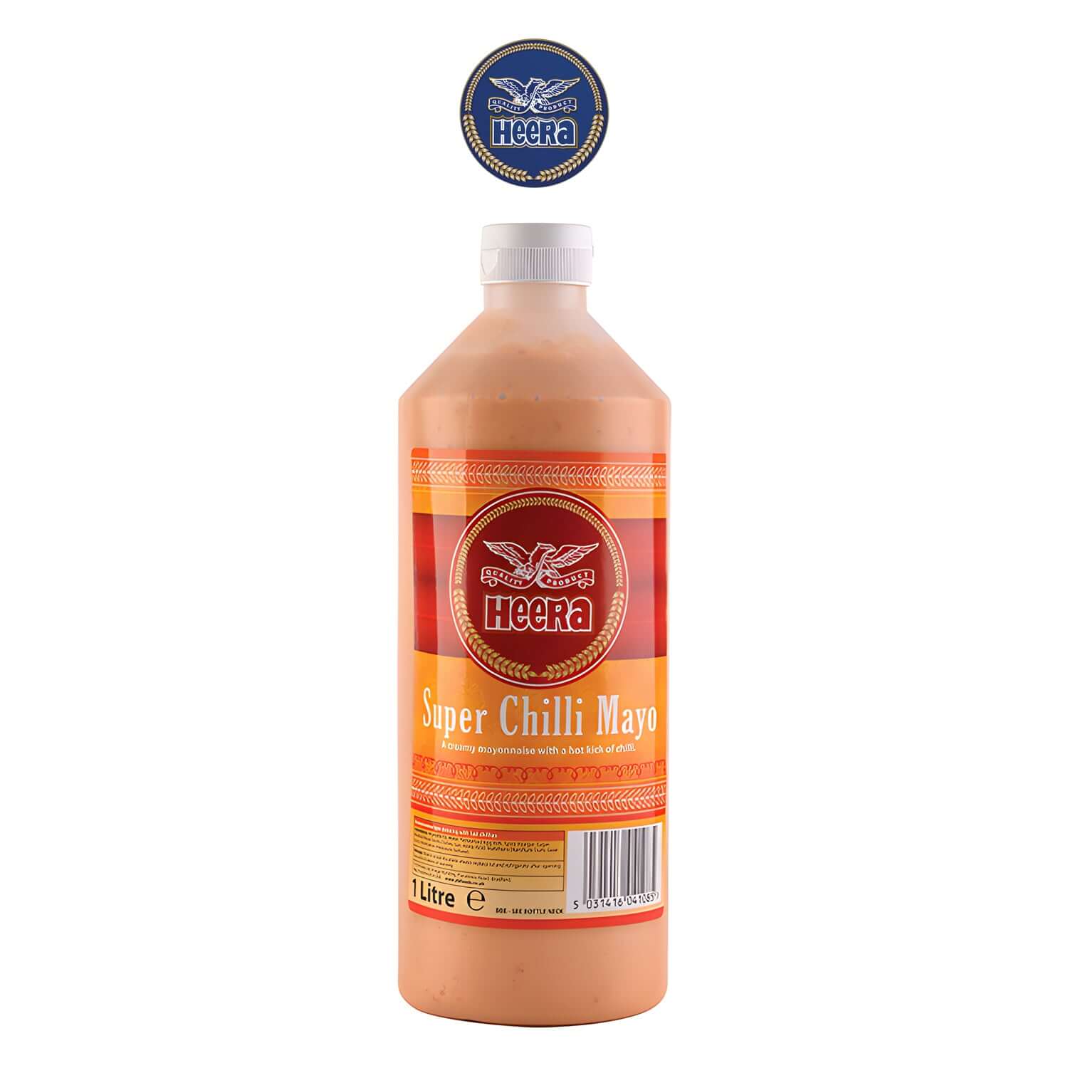 Heera Super Chilli Mayo Sauce - - Heera 1L Bottle