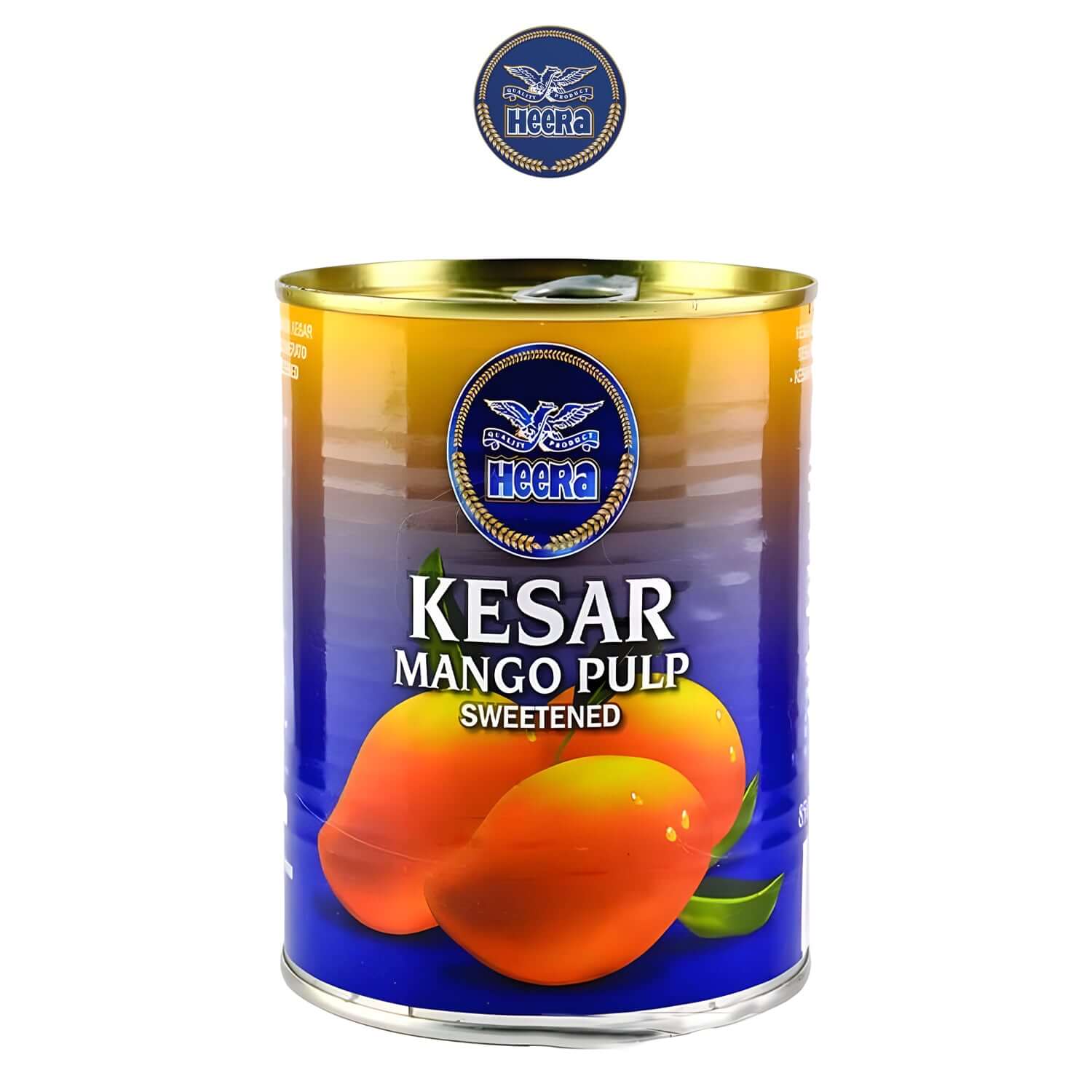 Kesar Mango Pulp Sweetened - - Heera - Heera