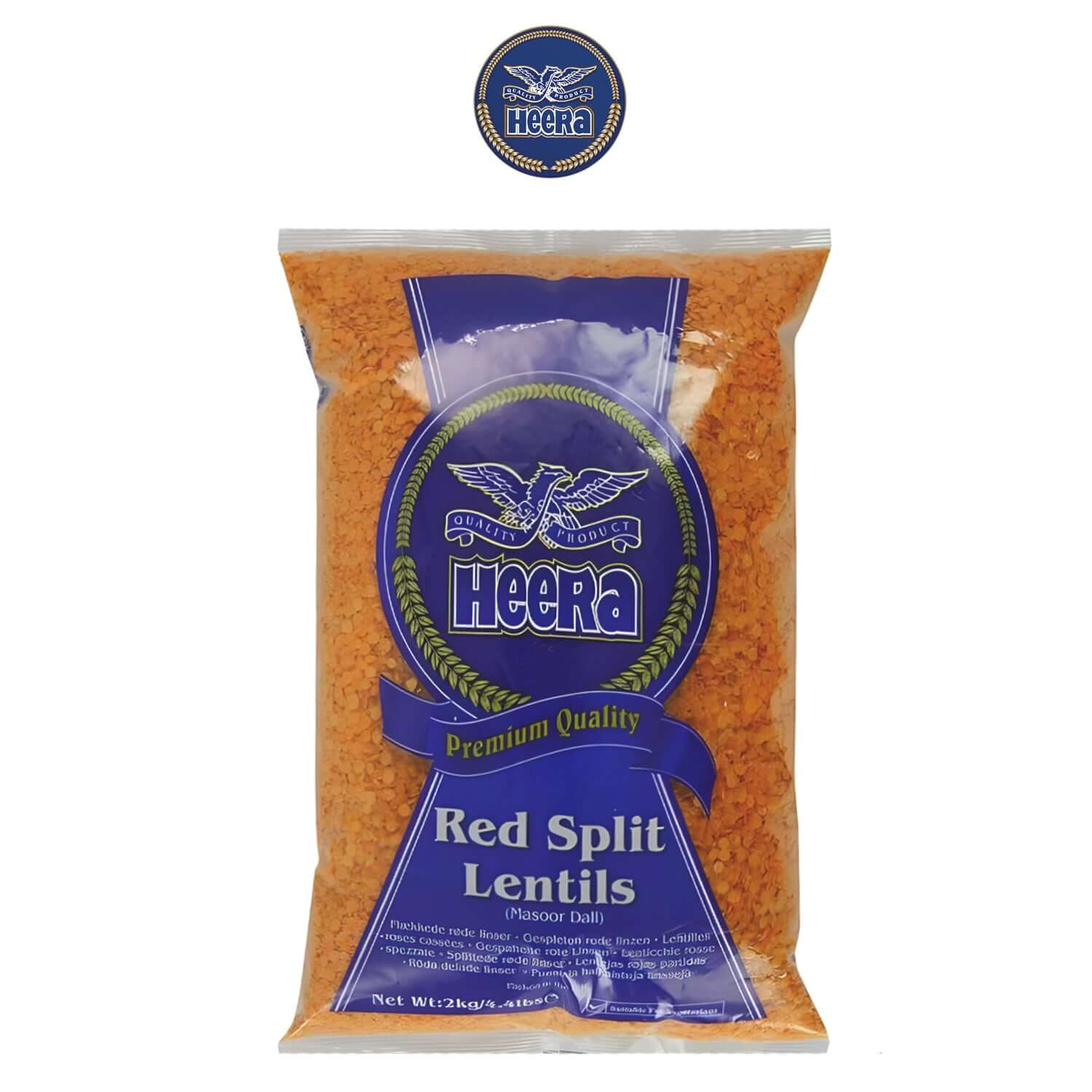 Red Split Lentils - - Heera