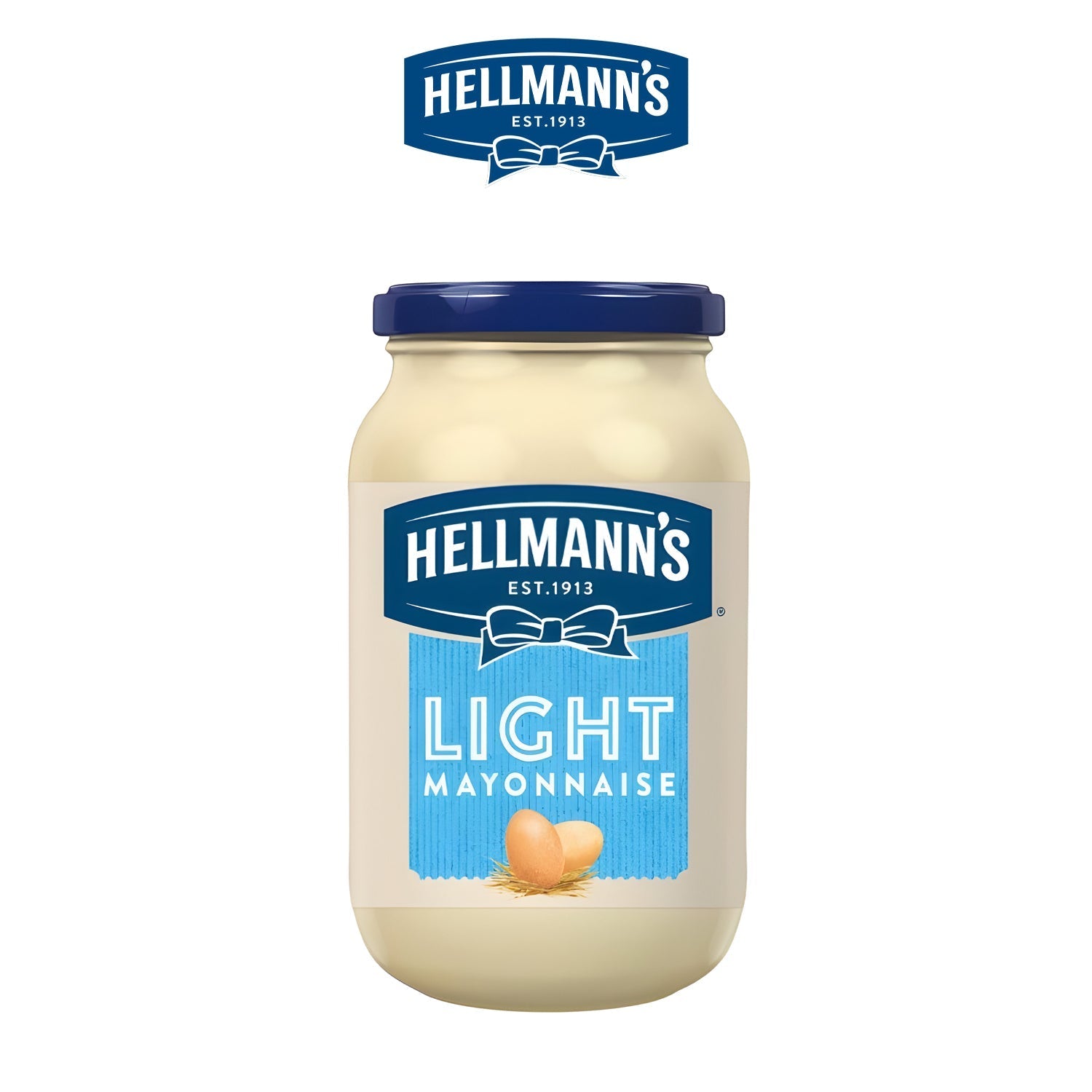 Light Mayonnaise Jar - - Hellman's