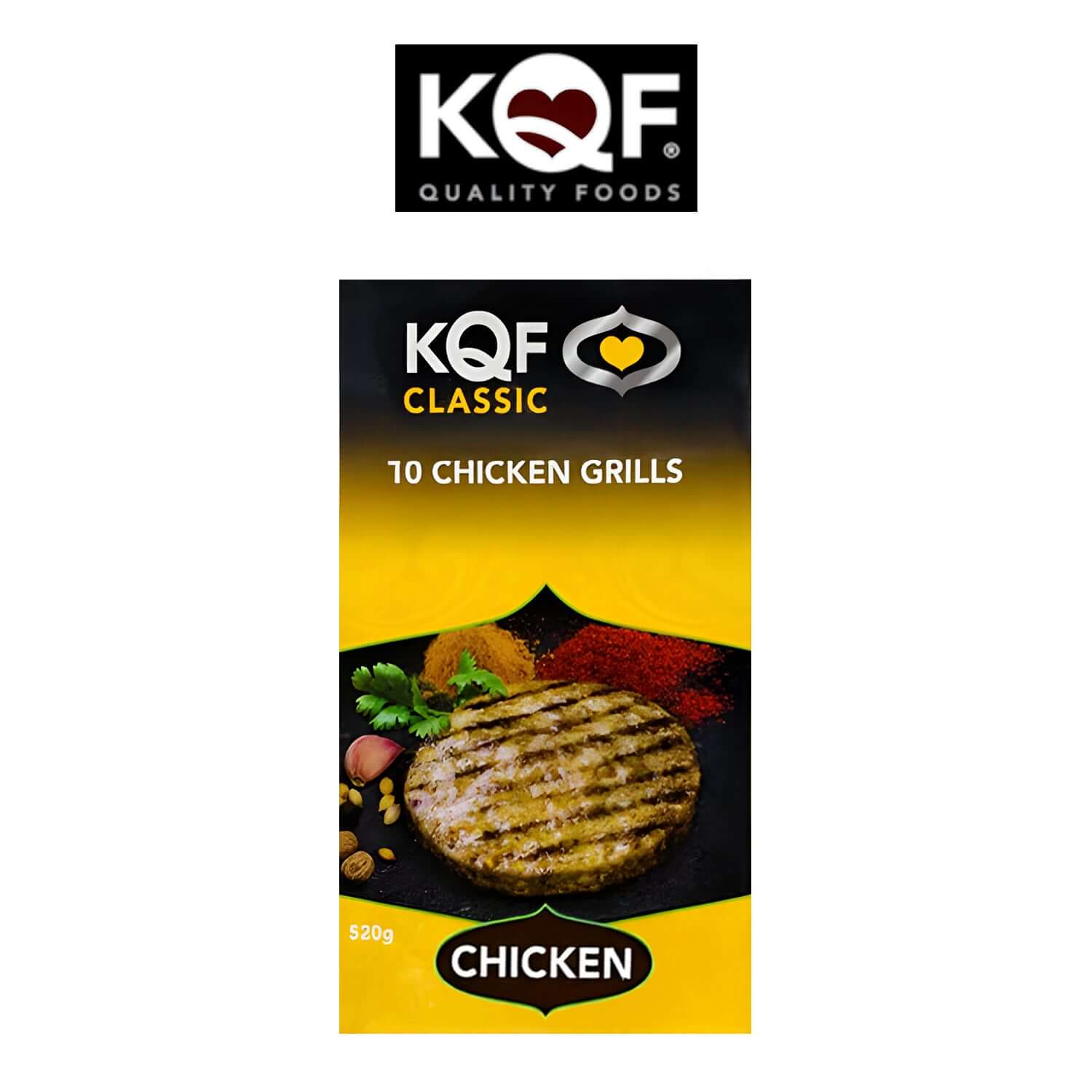 KQF 10 Chicken Grills with herbs Spice - Halal