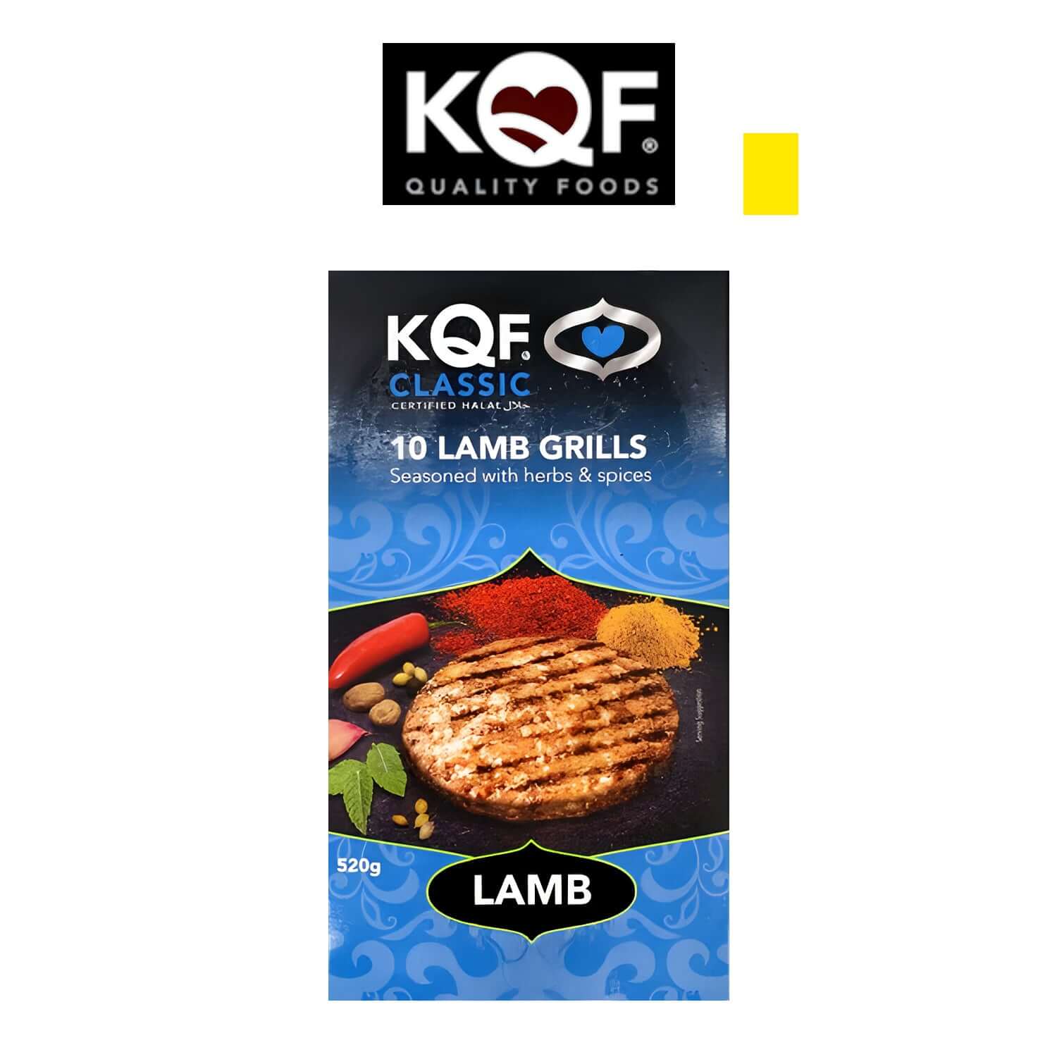 KQF 10 Lamb Grills with herbs Spice - Halal
