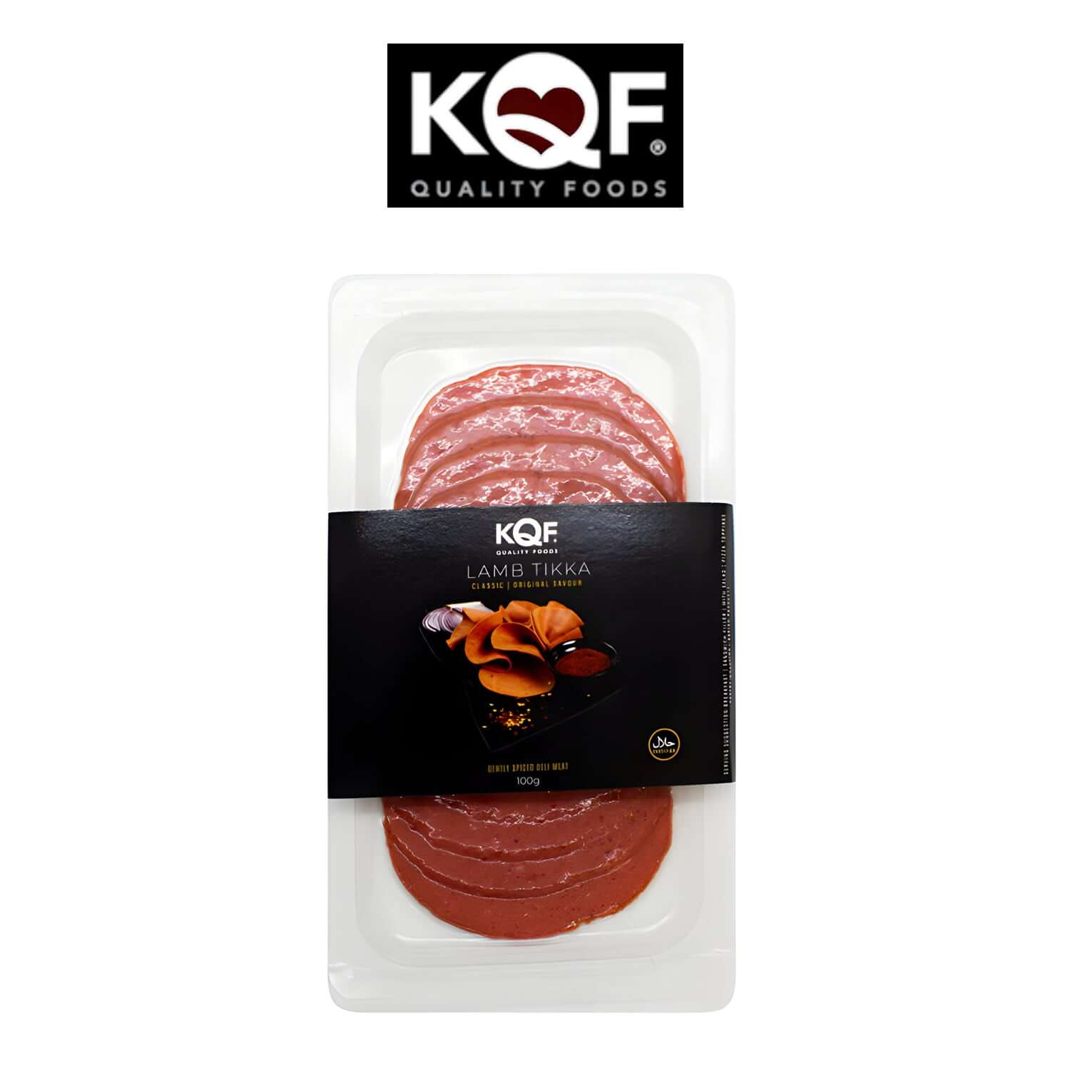 KQF Lamb Tikka Slices 100g - Halal