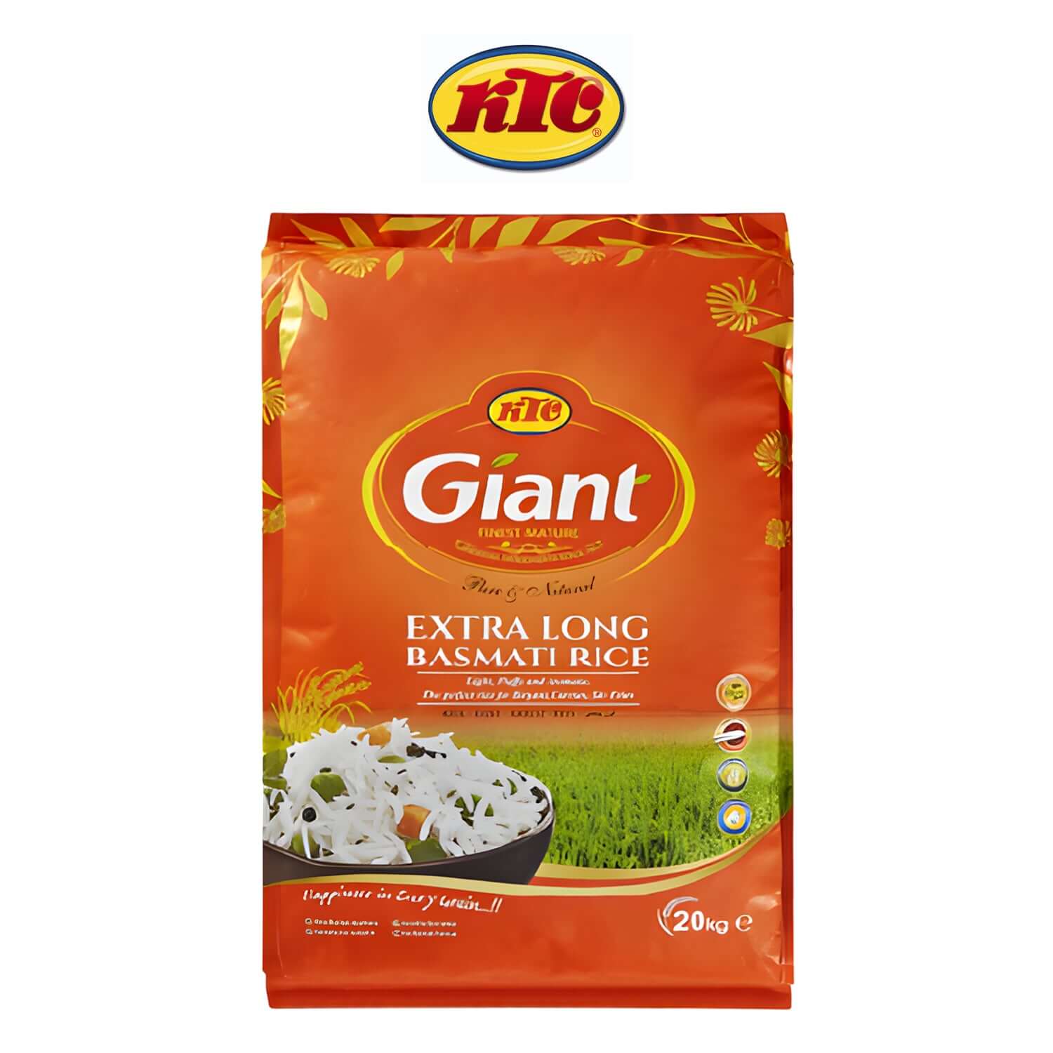 KTC Giant Extra Long Basmati Rice 20KG
