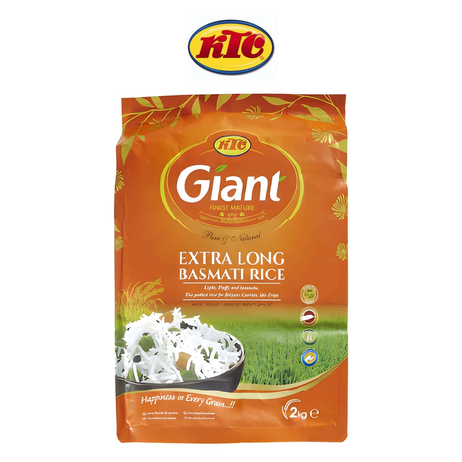 KTC Giant Extra Long Basmati Rice 2KG