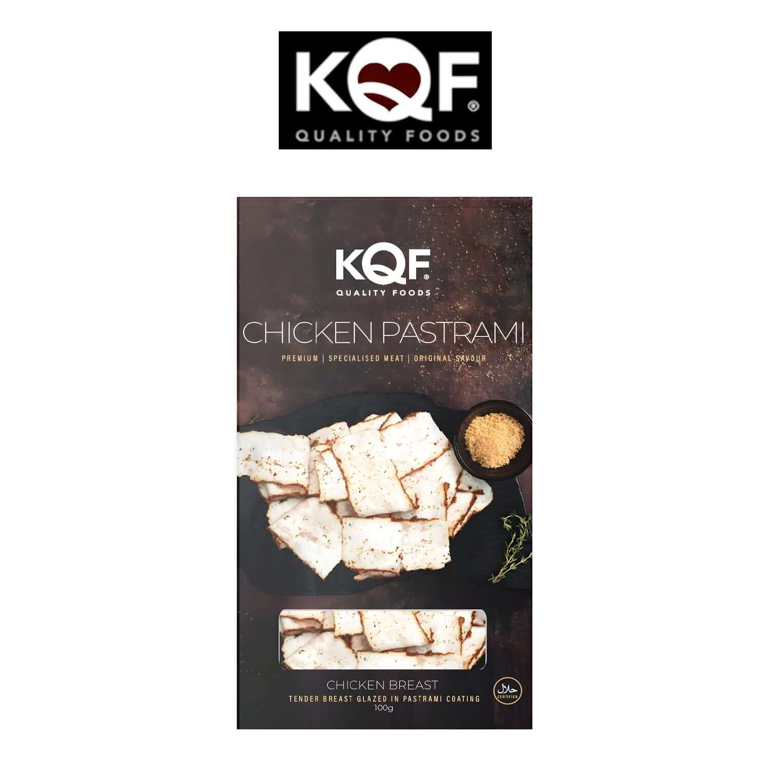 KQF Chicken Pastrami 100g - Halal