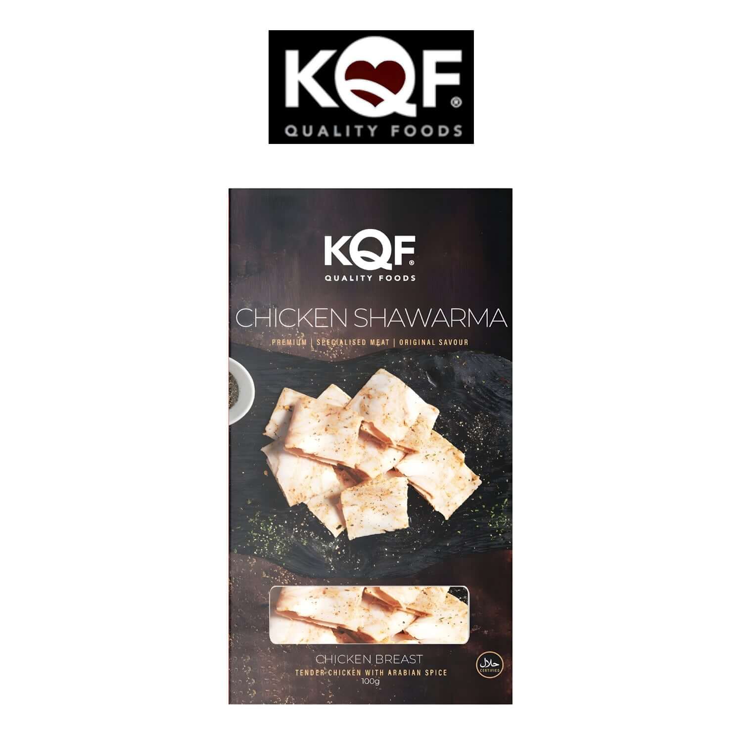KQF Chicken Shawarma 100g - Halal