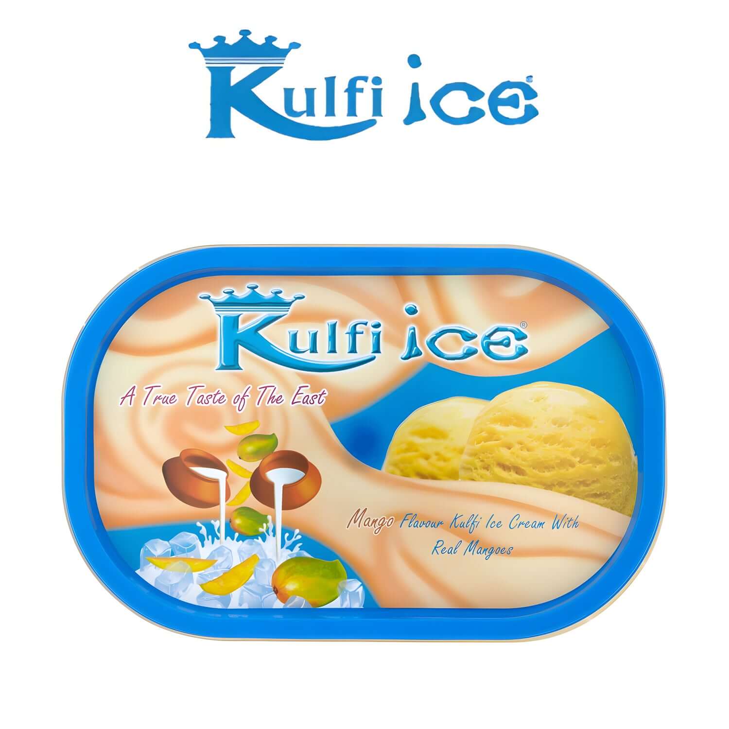 Kulfi Ice Cream: Mango Flavour with Real Mangoes - Kulfi