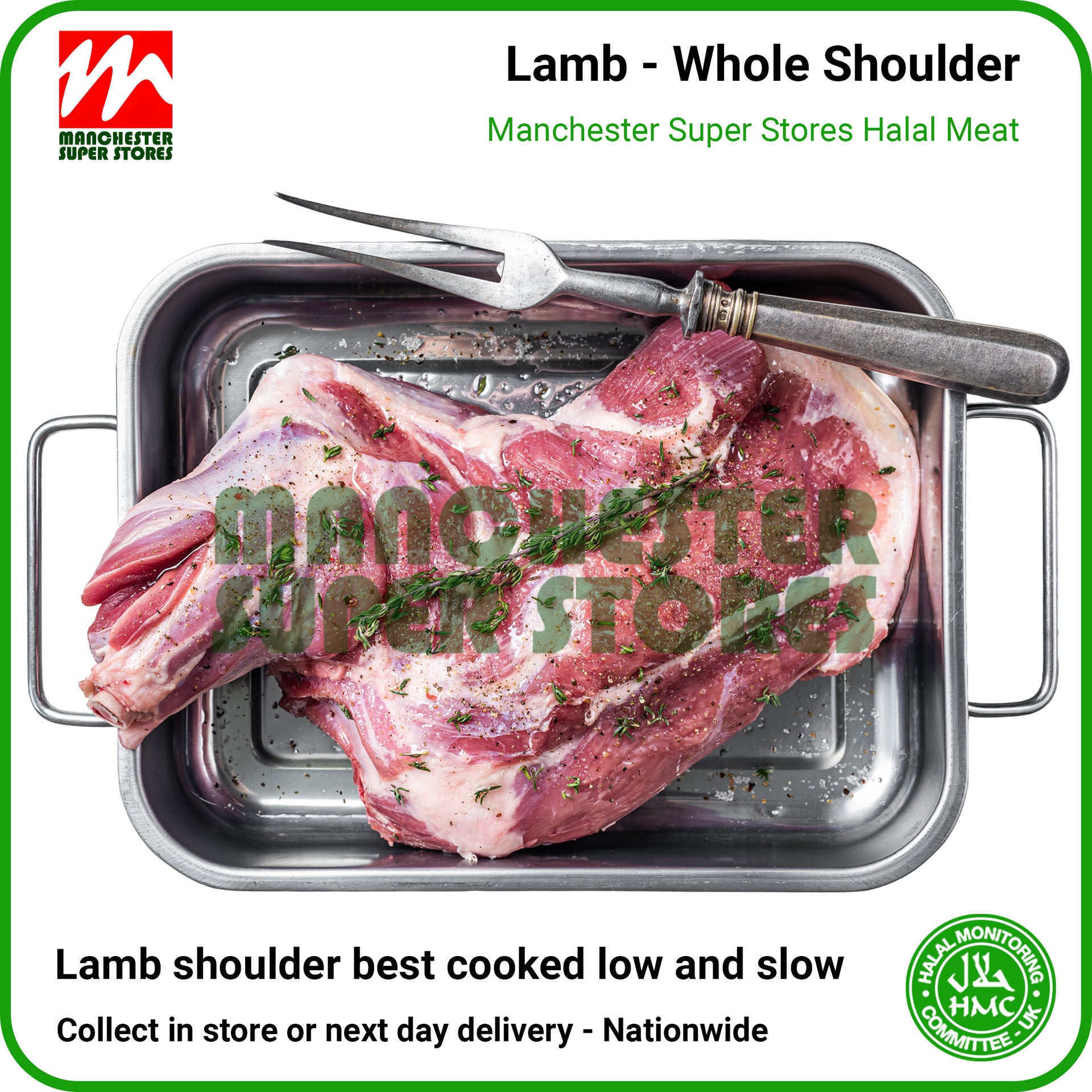 Lamb Whole Shoulder Selection - HMC Halal Meat