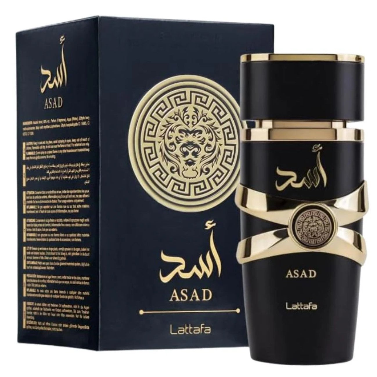 Lattafa Asad Eau de Parfum for Men 3.4 Oz 100ml Spray