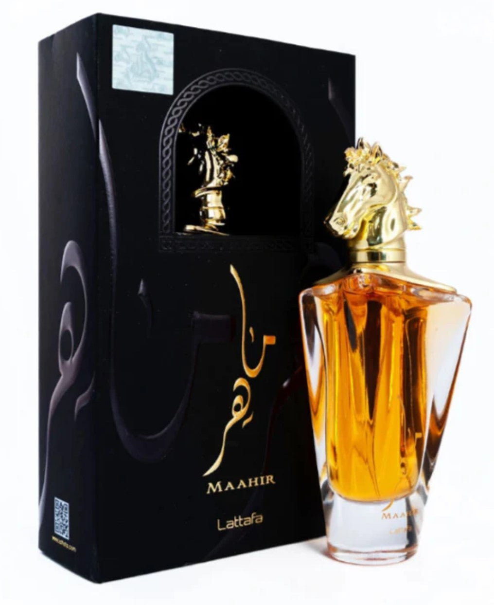 Lattafa Maahir Eau de Parfum for Everyone with notes of Bergamot, Red Berries 3.4 Oz 100ml