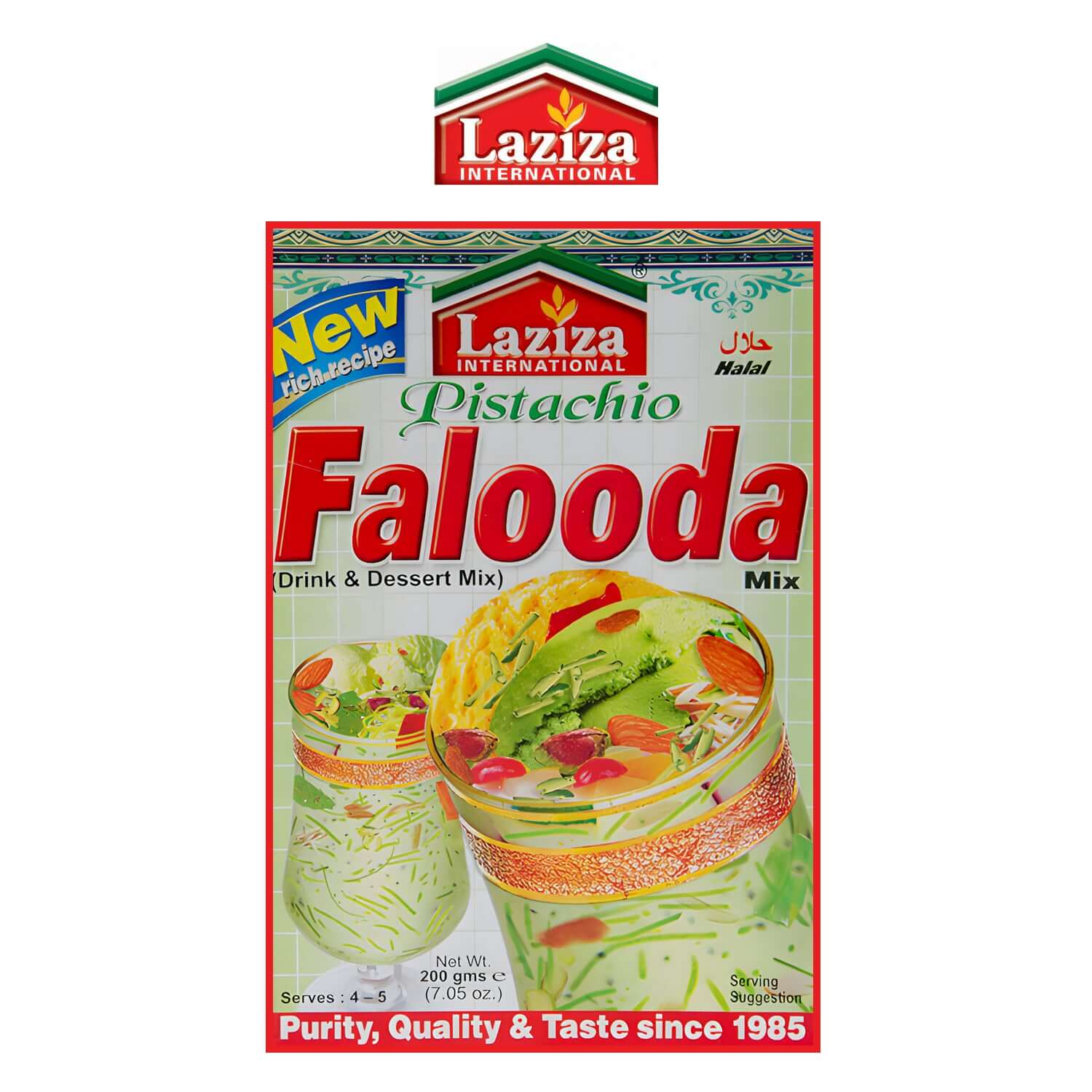 Laziza Falooda Mix Pistachio - Recipe Mix
