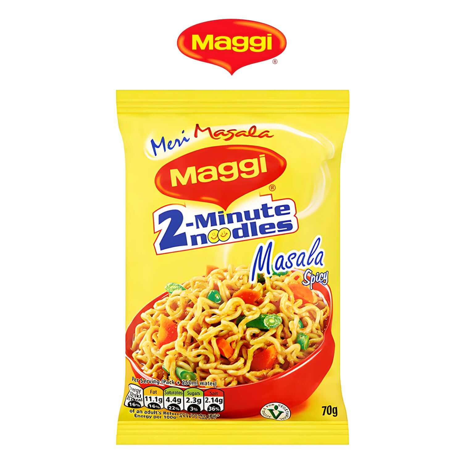 Maggi 2-minute Masala Flavoured Noodles