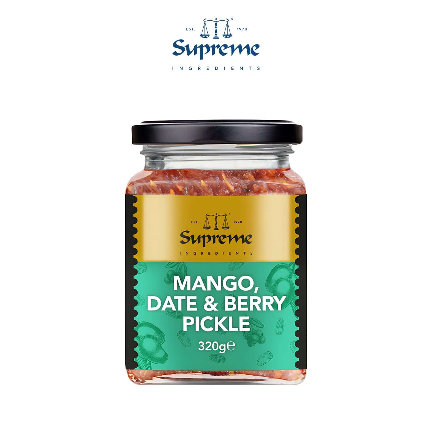 Mango-Date-Berry-Pickle 320g
