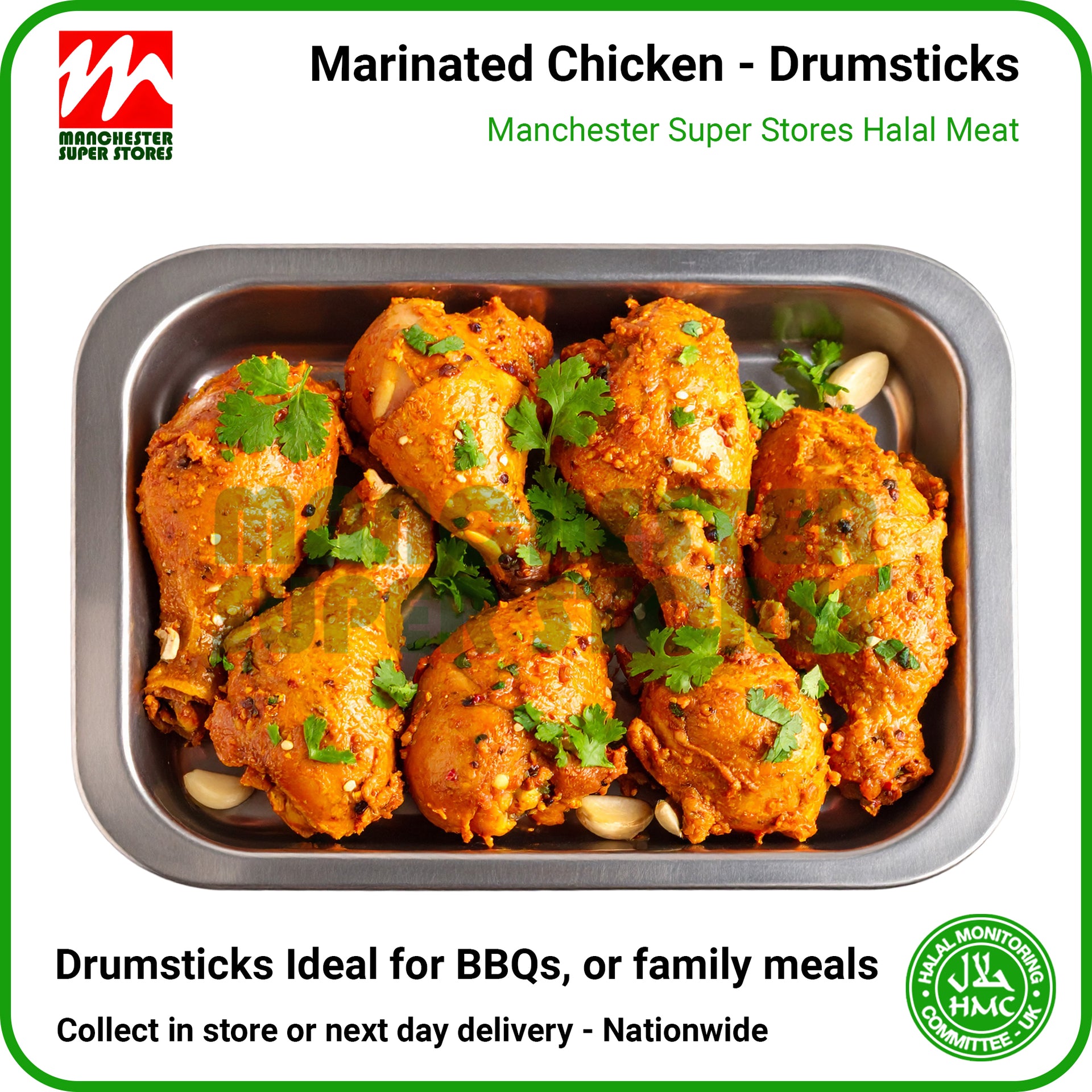 Marinade Chicken Drumsticks - HMC Halal Poultry