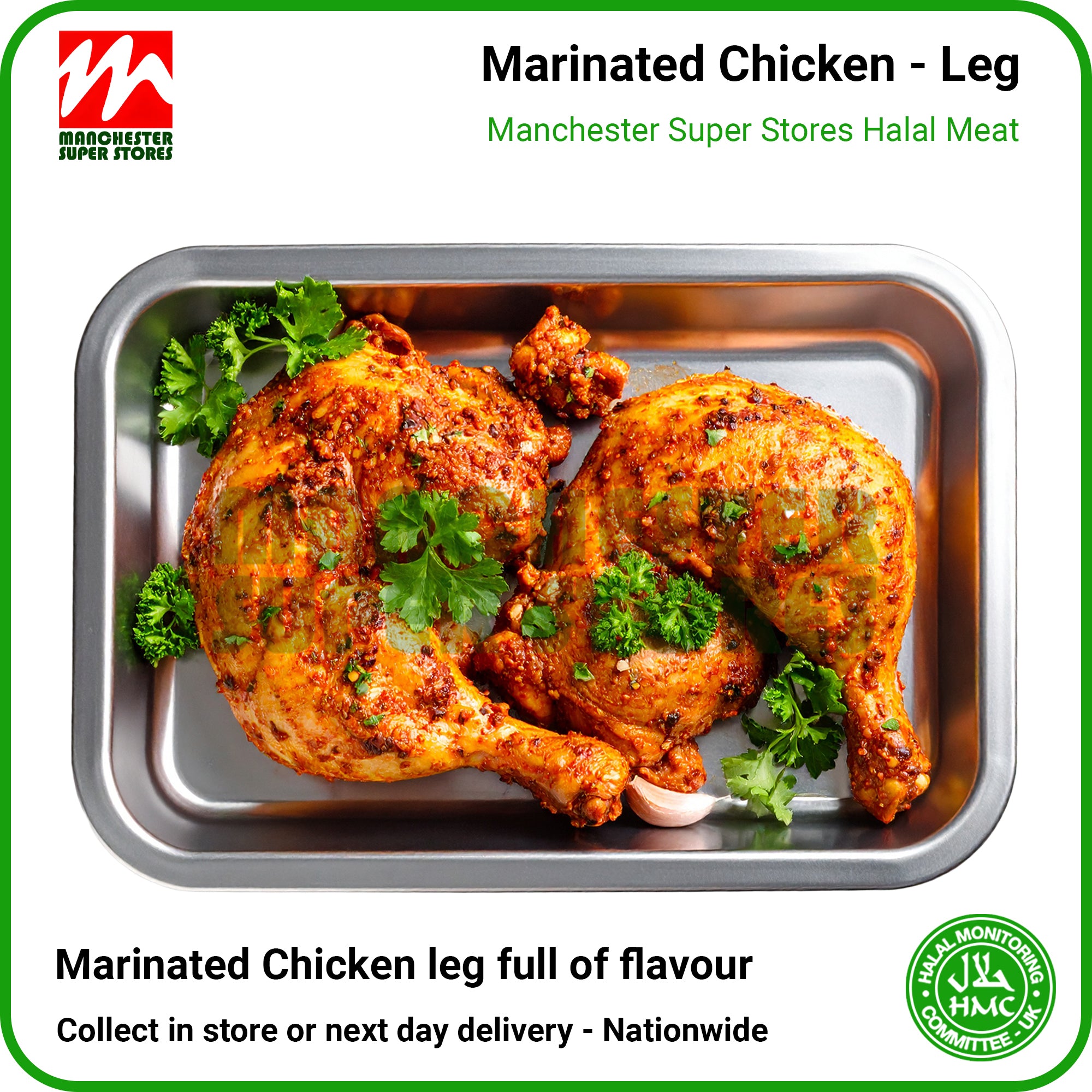 Marinade Chicken Leg - HMC Halal Poultry