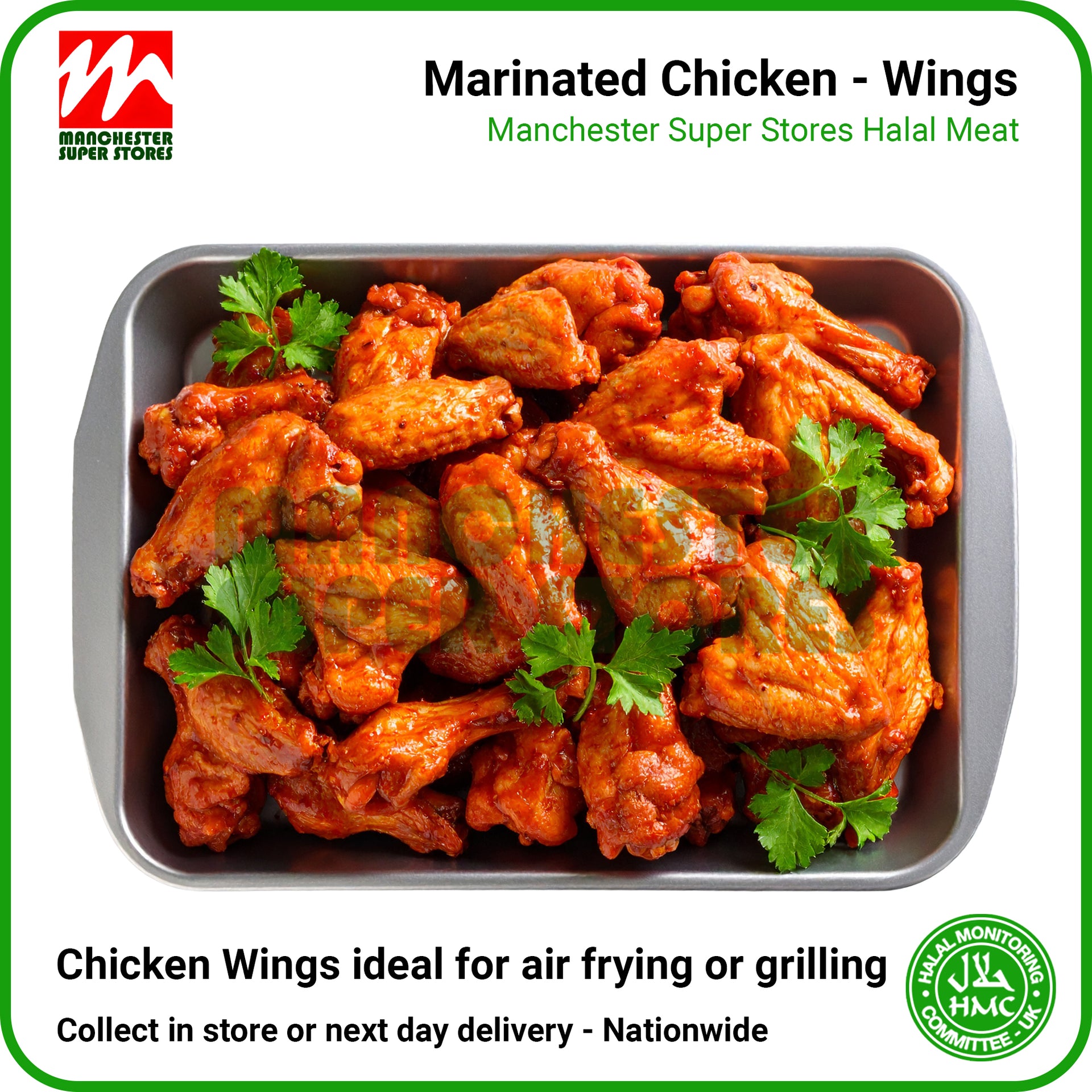 Marinade Chicken Wings - HMC Halal Poultry