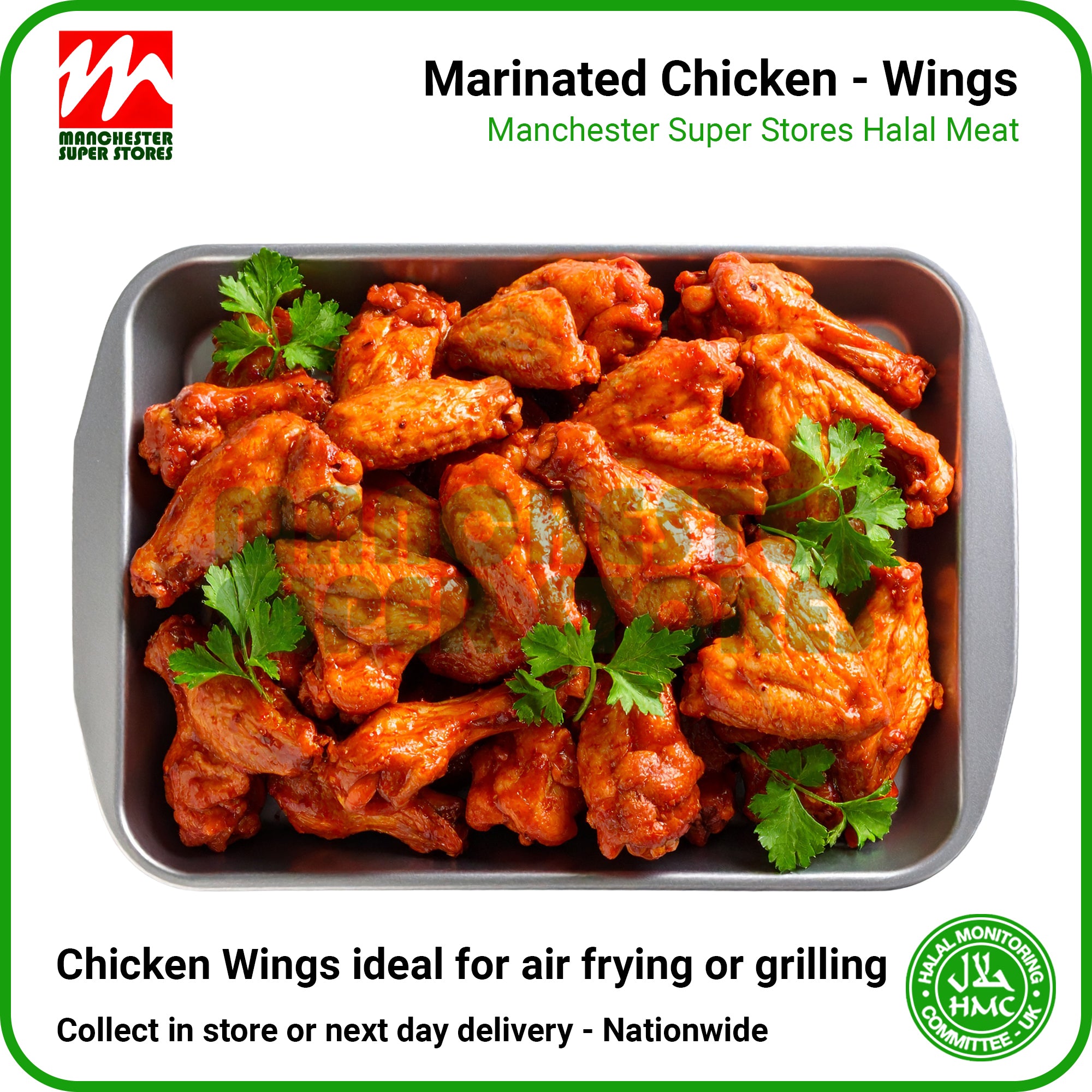 Marinade Chicken Wings - HMC Halal Poultry