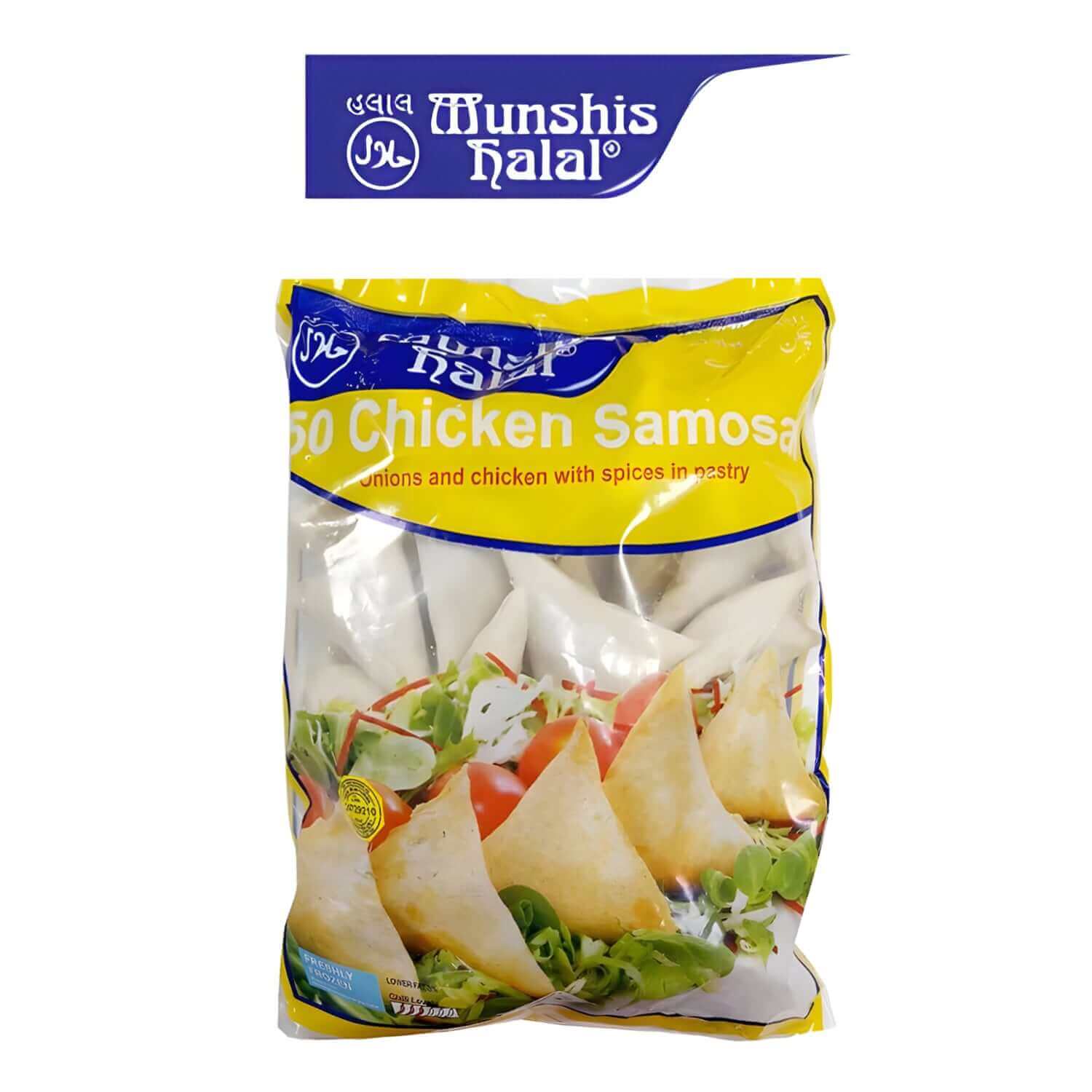 Munshis Halal 50 Chicken Samosas