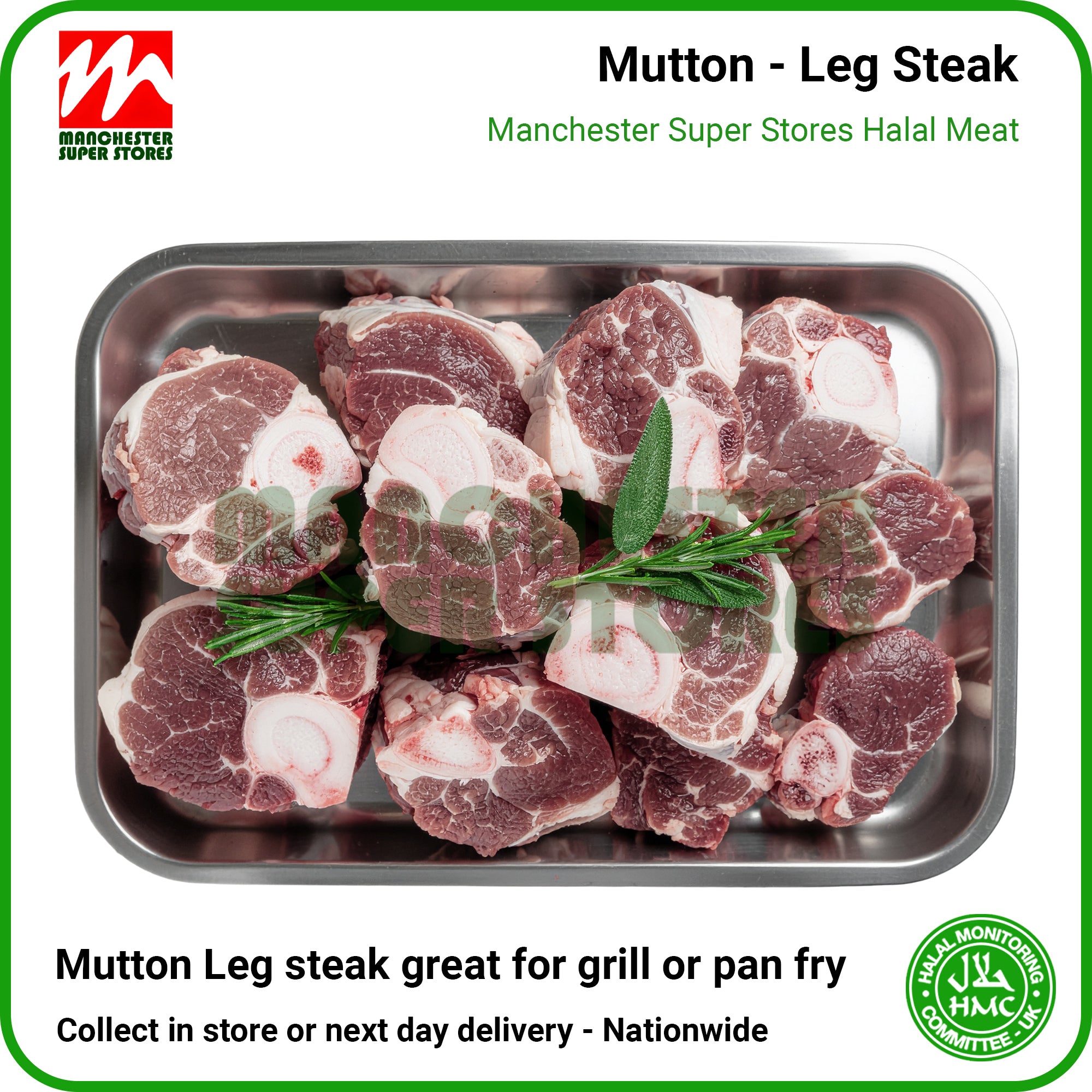 Mutton Leg Steak - HMC Halal Meat