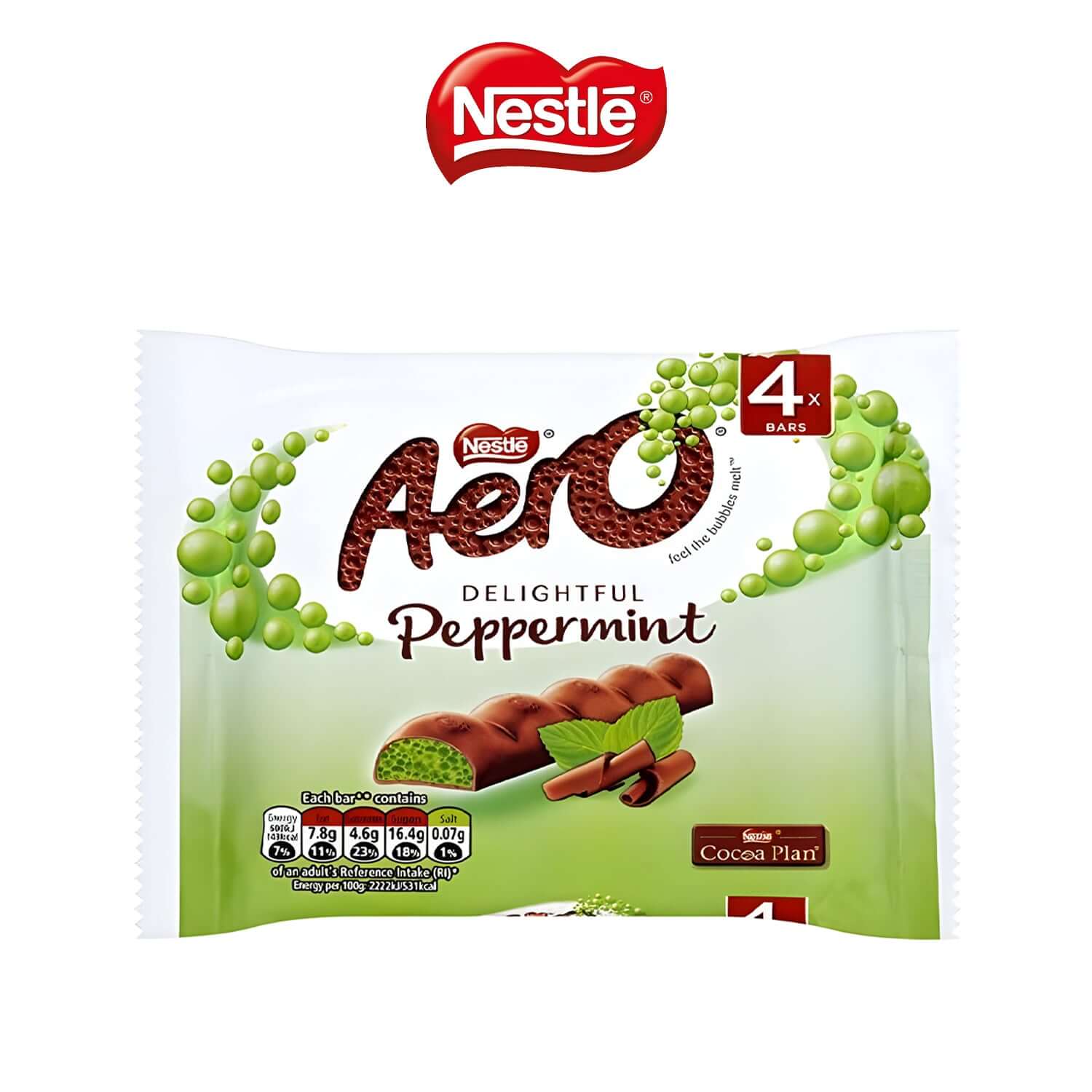 Aero Milk Chocolate - mint 4pack