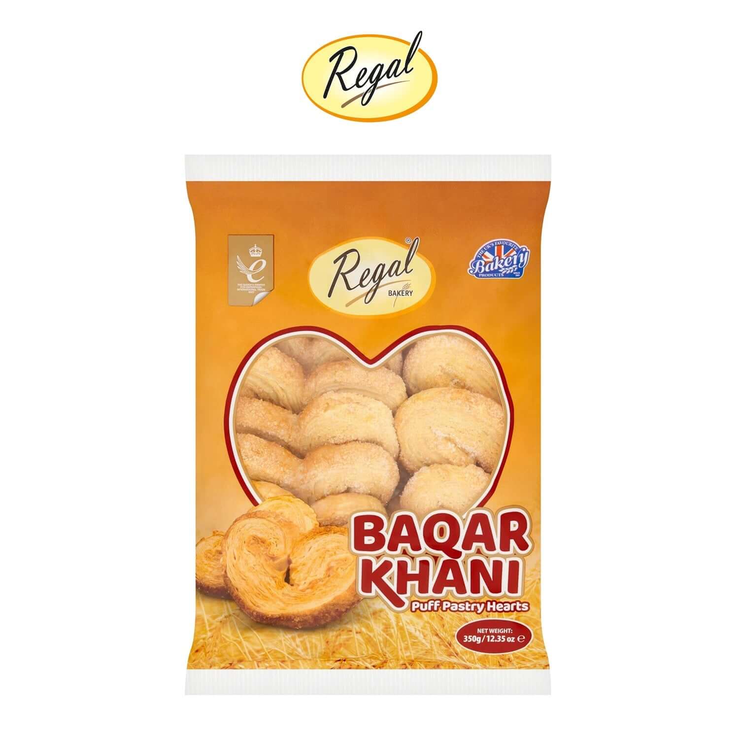 Puff Pastry Hearts With Regal Bakery-Baqar Khani