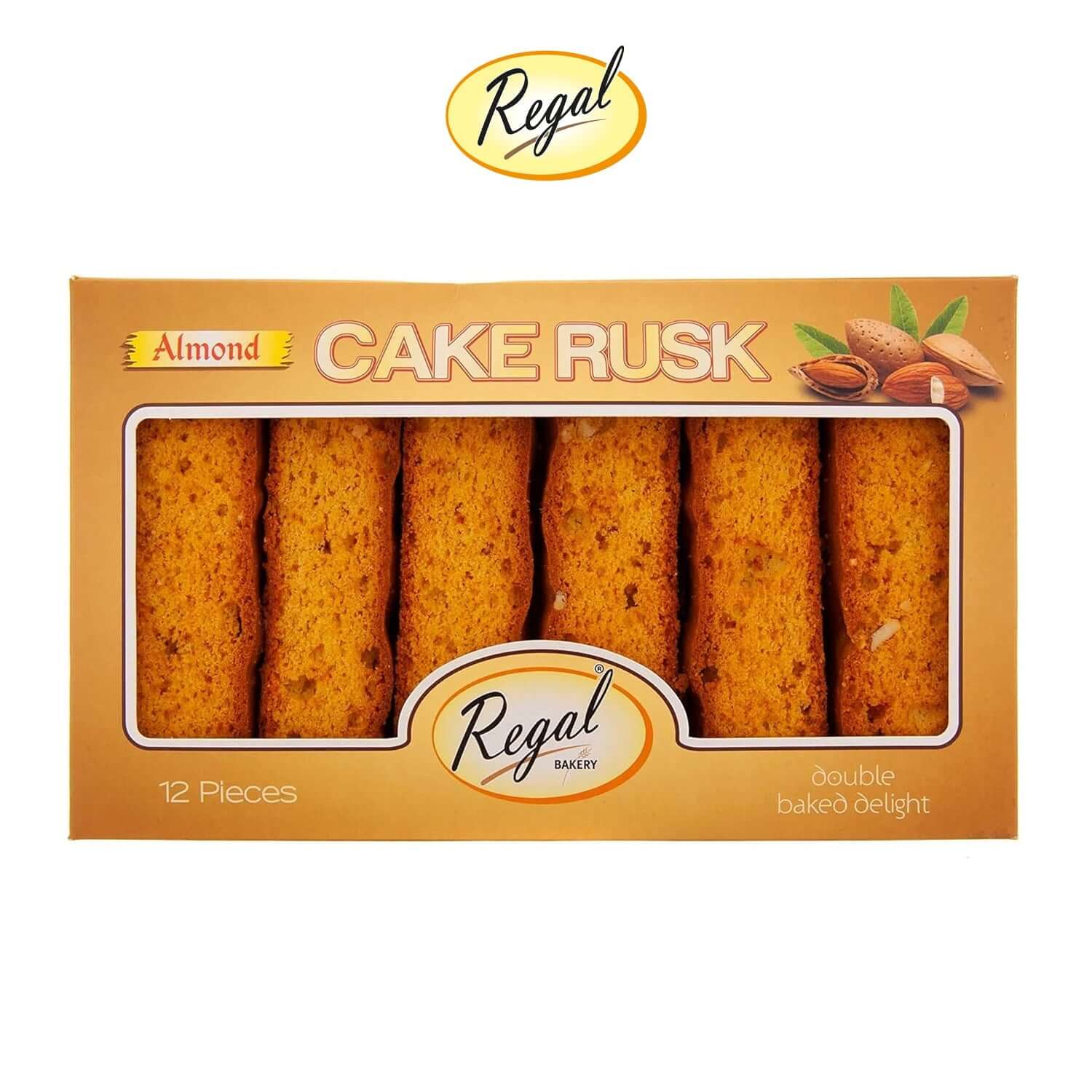 Almond Cake Rusk Tray 12pcs - Regal Bakery