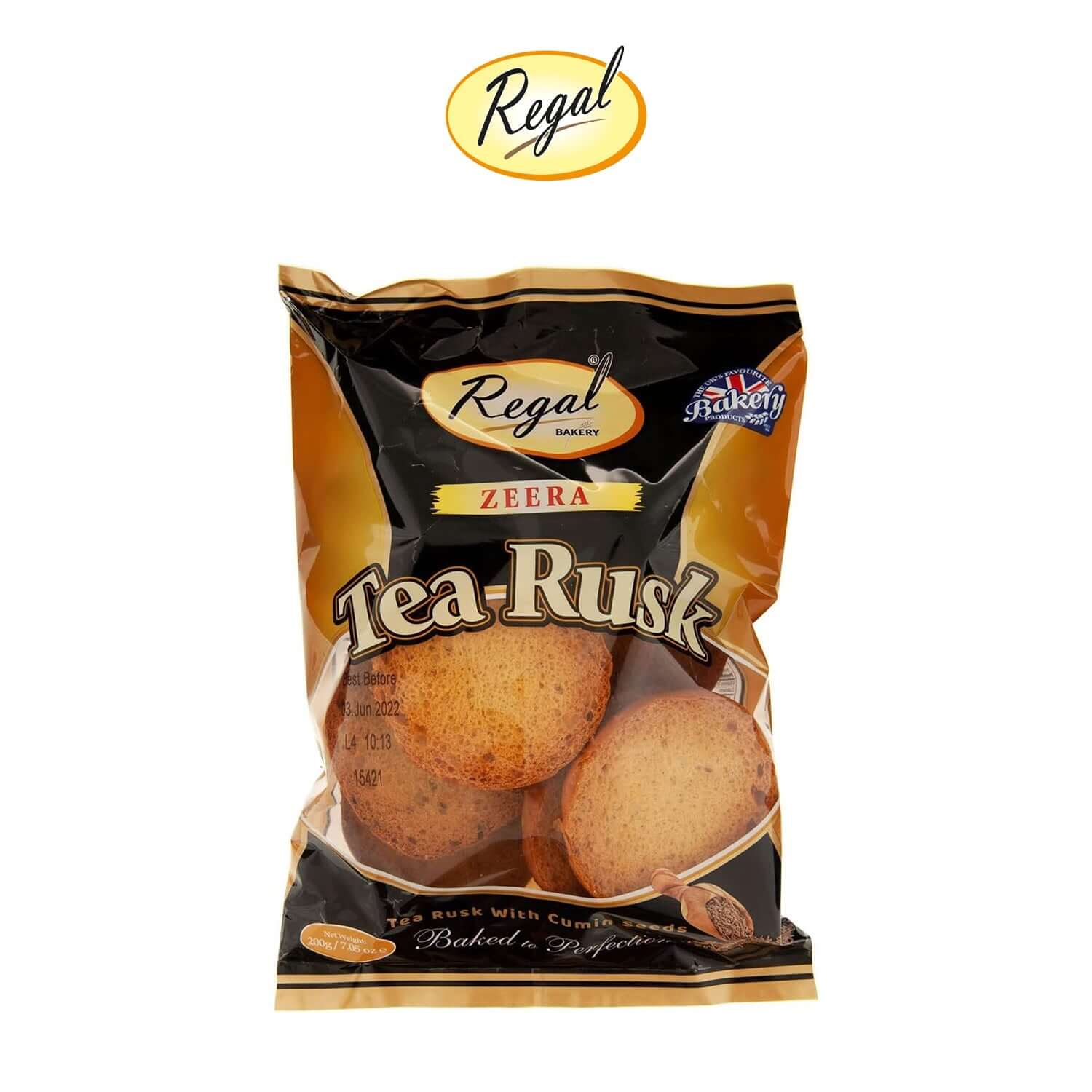 Crunchy Rusk Zeera - Regal Bakery