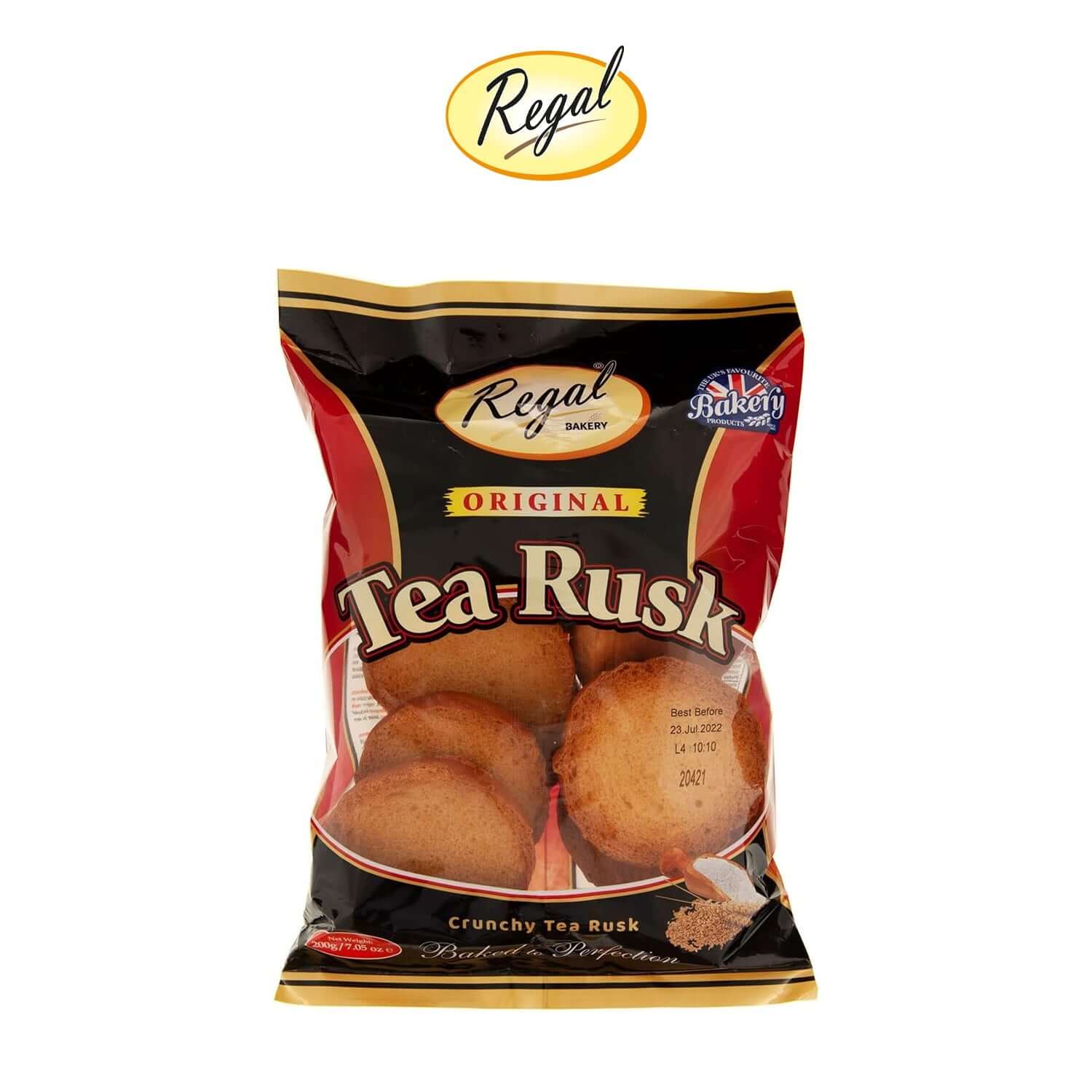 Crunchy Tea Rusk - Regal Bakery