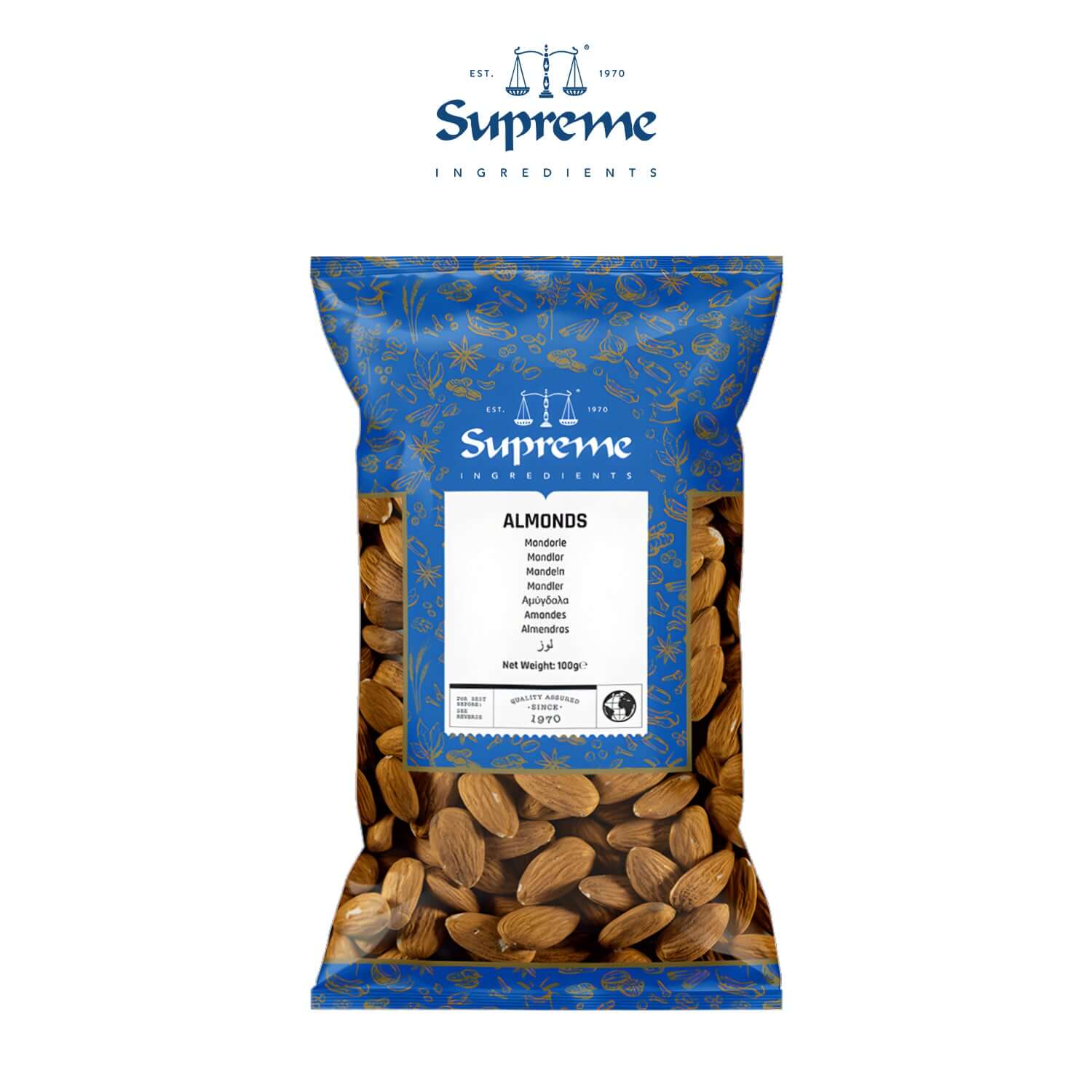 Supreme Almonds 100g